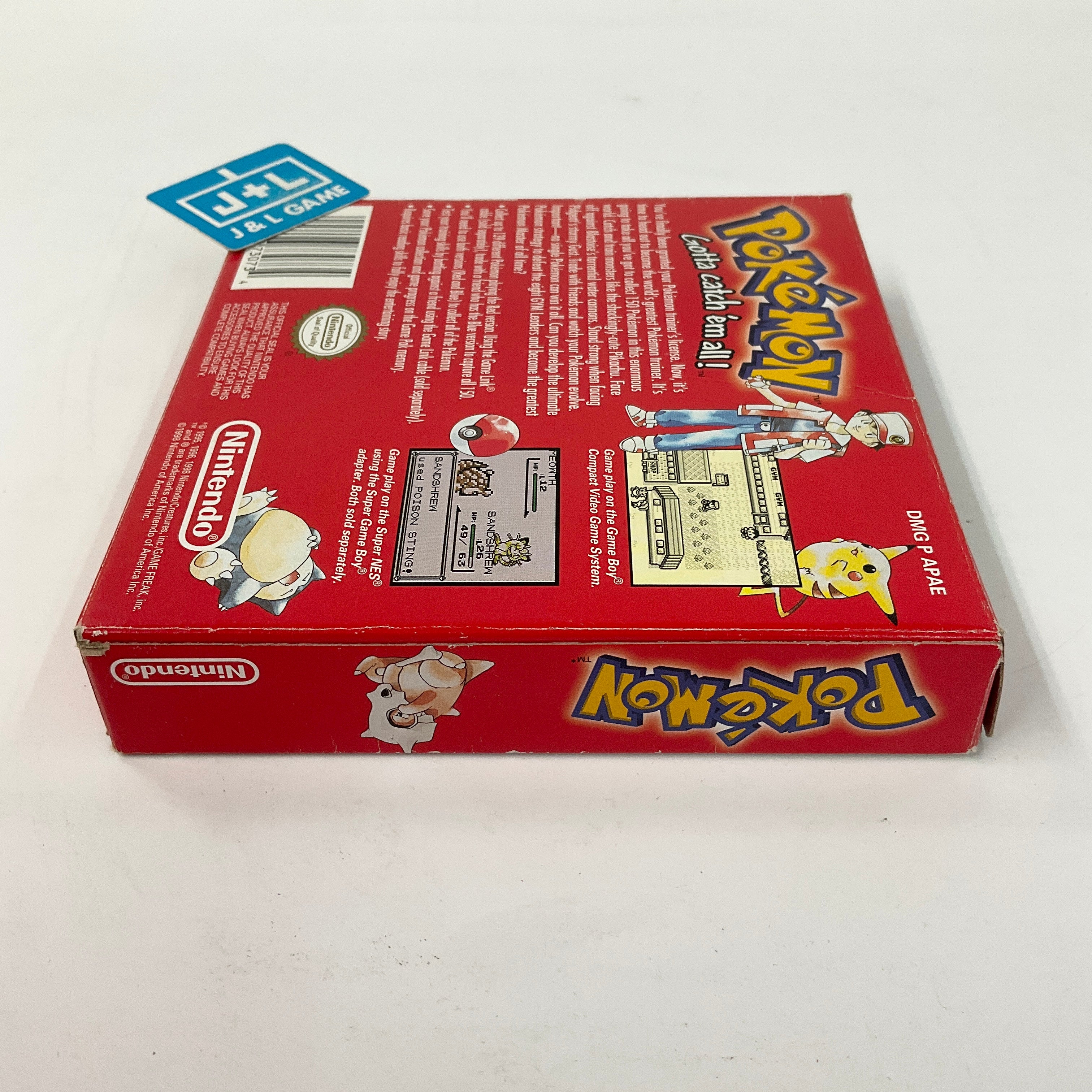 Pokemon Red Version - (GB) Game Boy [Pre-Owned] Video Games Nintendo   