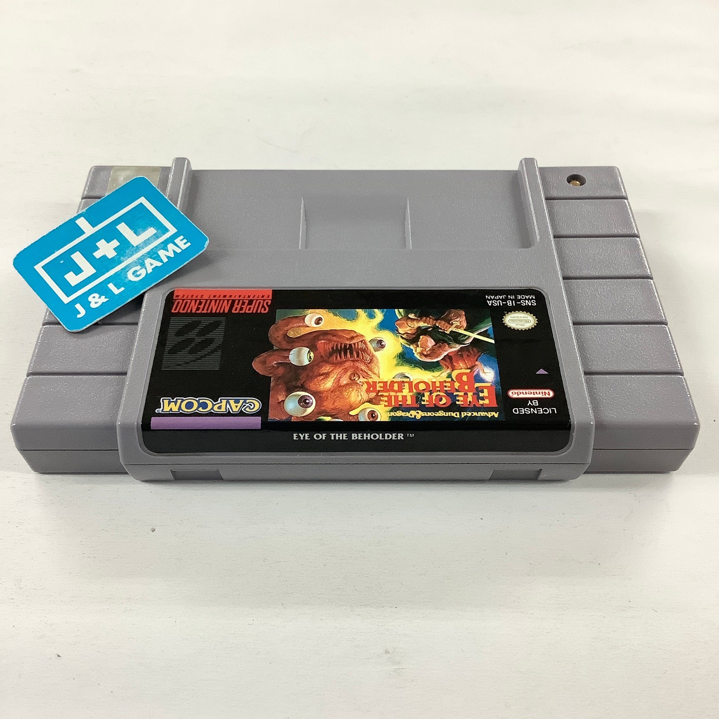 Advanced Dungeons & Dragons: Eye of the Beholder - (SNES) Super Nintendo [Pre-Owned] Video Games Capcom   