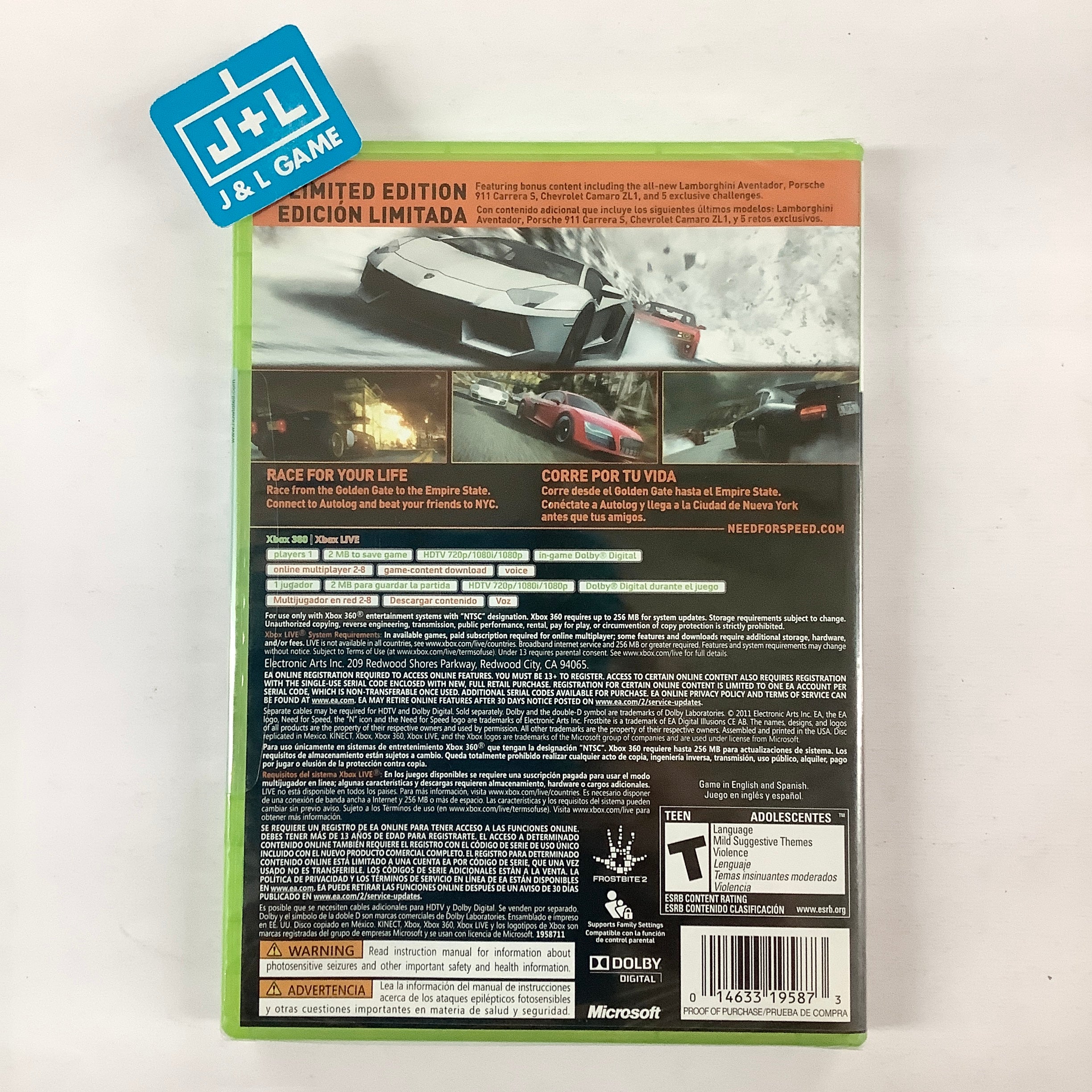 Jogo Need For Speed: The Run Limited Edition (Seminovo) - Xbox 360 - - O Melhor em Games e Tecnologia você encontra aqui Jogo Need For Speed: The Run Limited Edition (Seminovo) - Xbox 360 - - O Melhor em Games e Tecnologia você encontra aqui