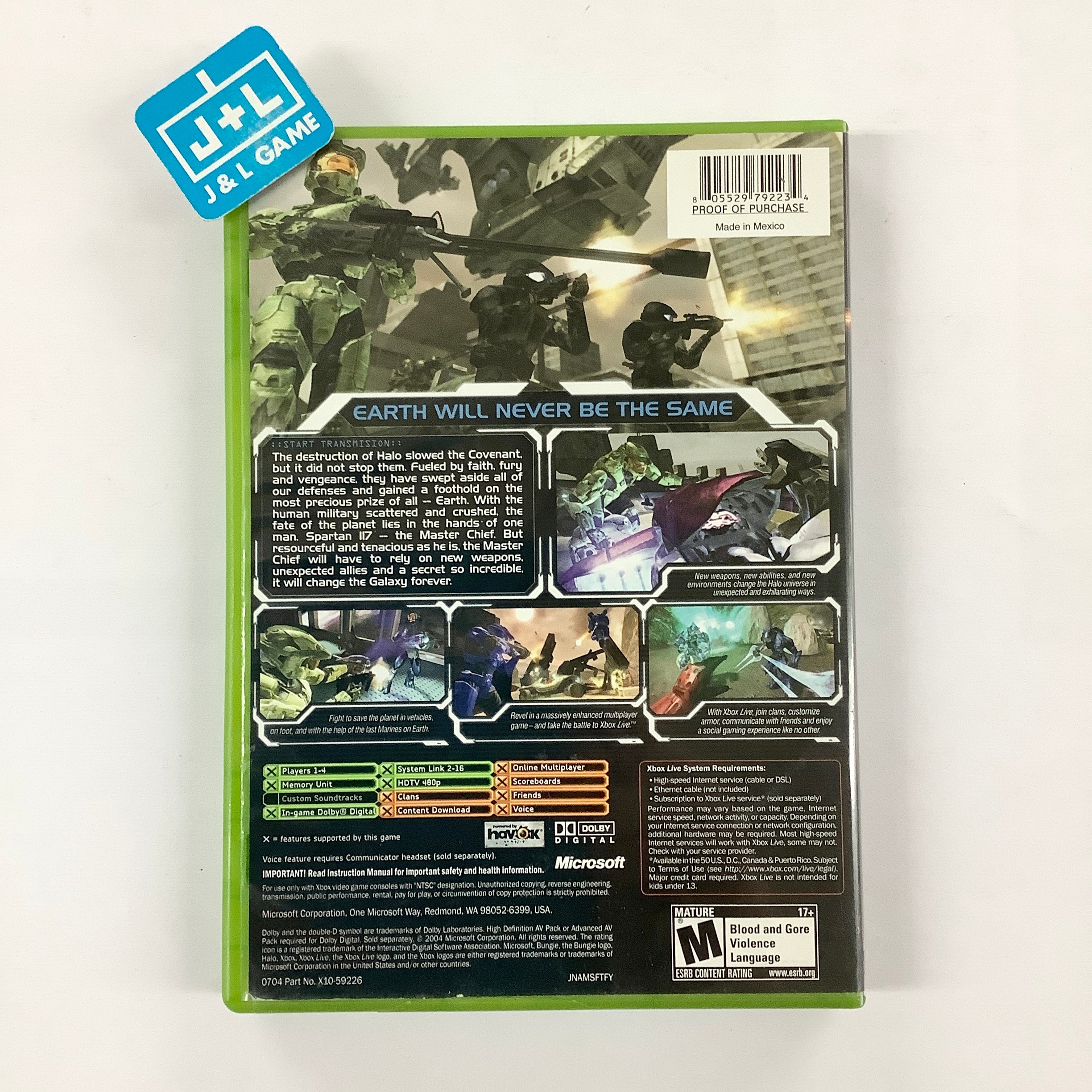 Halo 2 - (XB) Xbox [Pre-Owned] | J&L Game