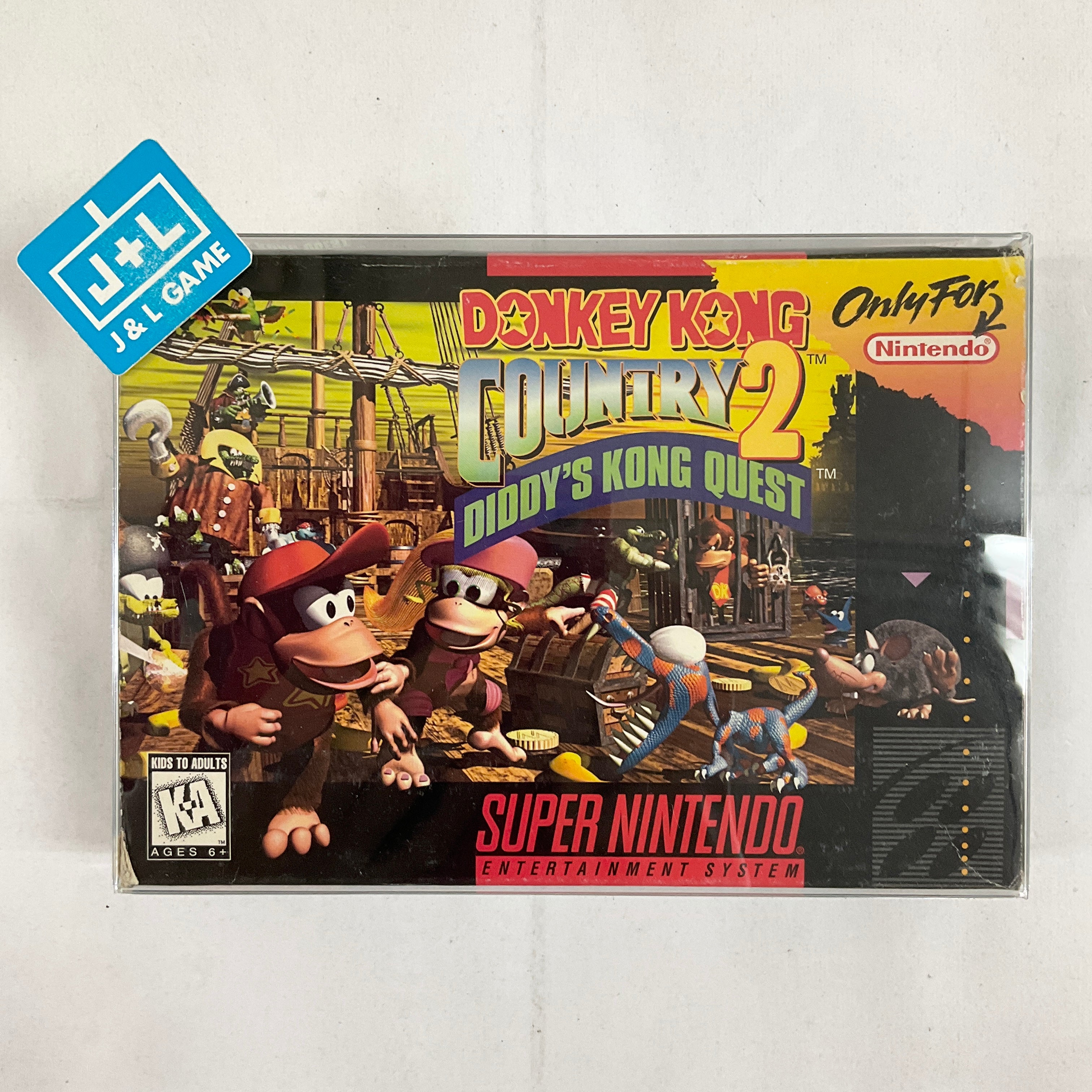 Donkey Kong Country 2: Diddy's Kong Quest - (SNES) Super Nintendo [Pre-Owned] Video Games Nintendo   