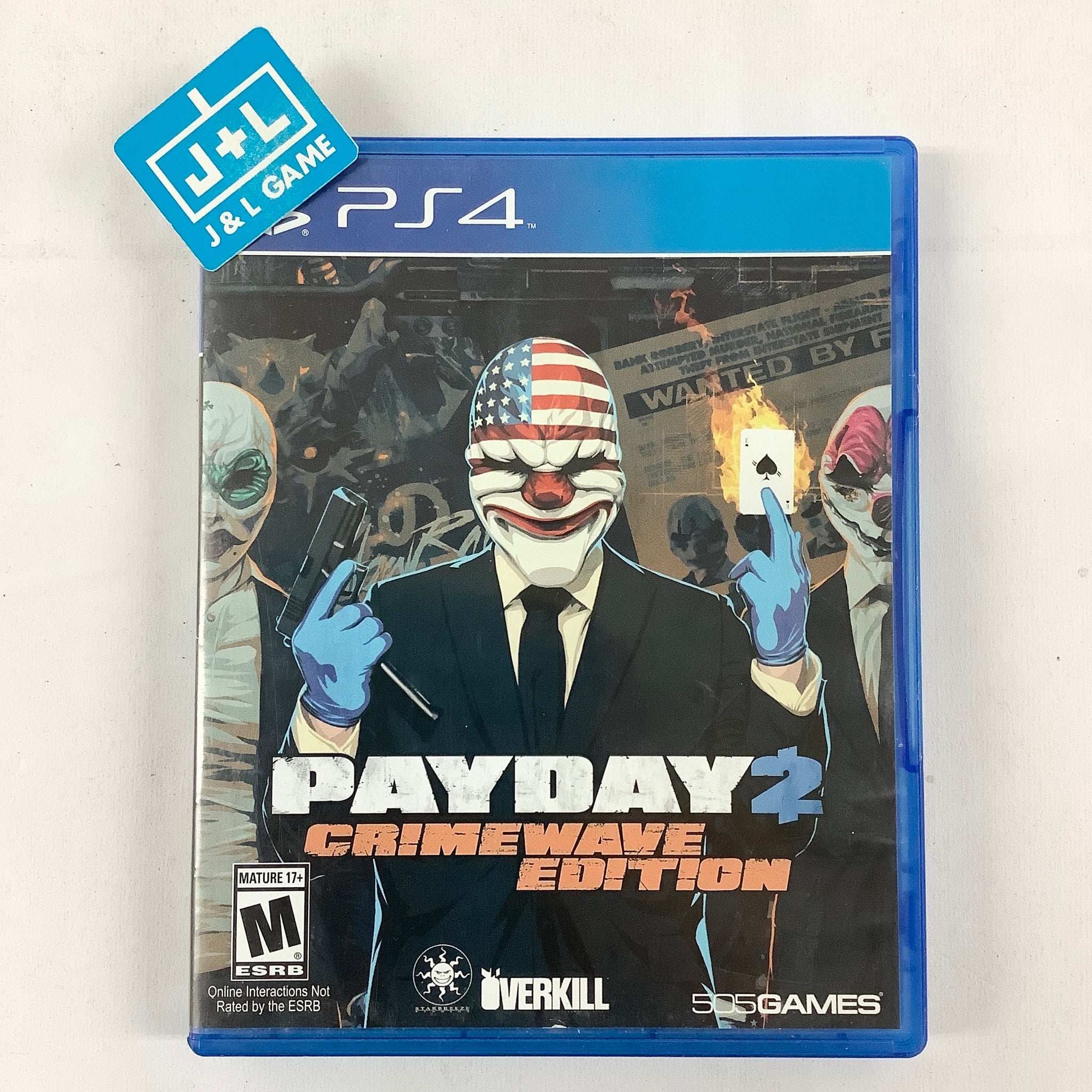 Payday 2 (Crimewave Edition) - (PS4) PlayStation 4 [Pre-Owned] Video Games 505 Games   