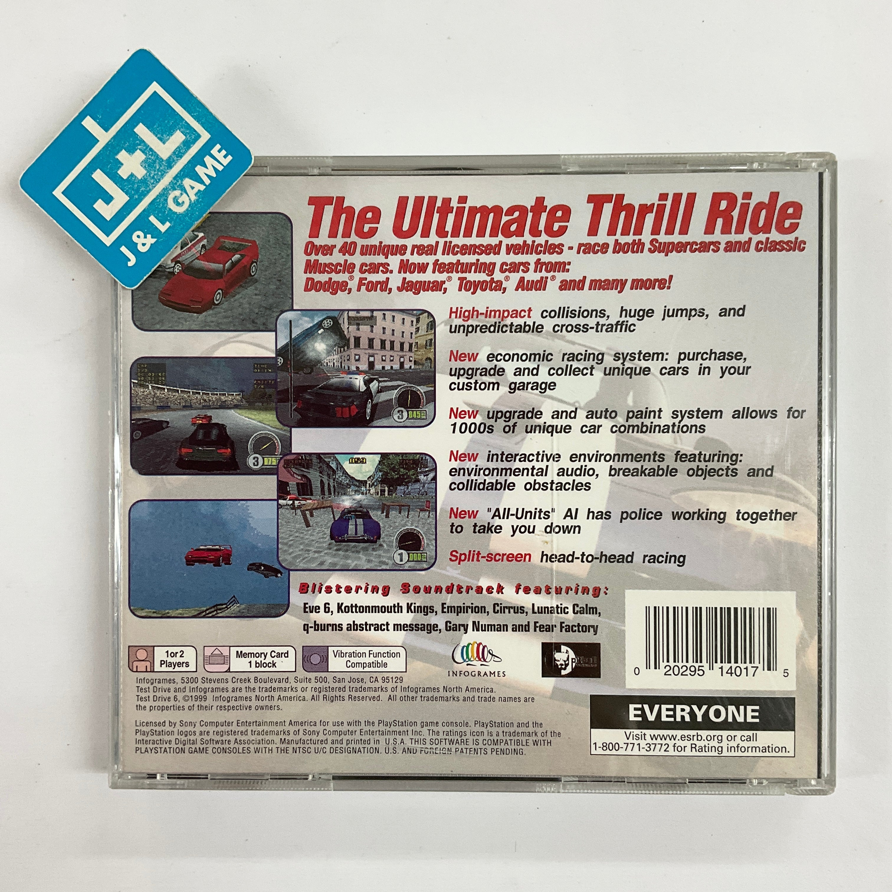 Test Drive 6 - (PS1) Playstation 1 [Pre-Owned] Video Games Infogrames   