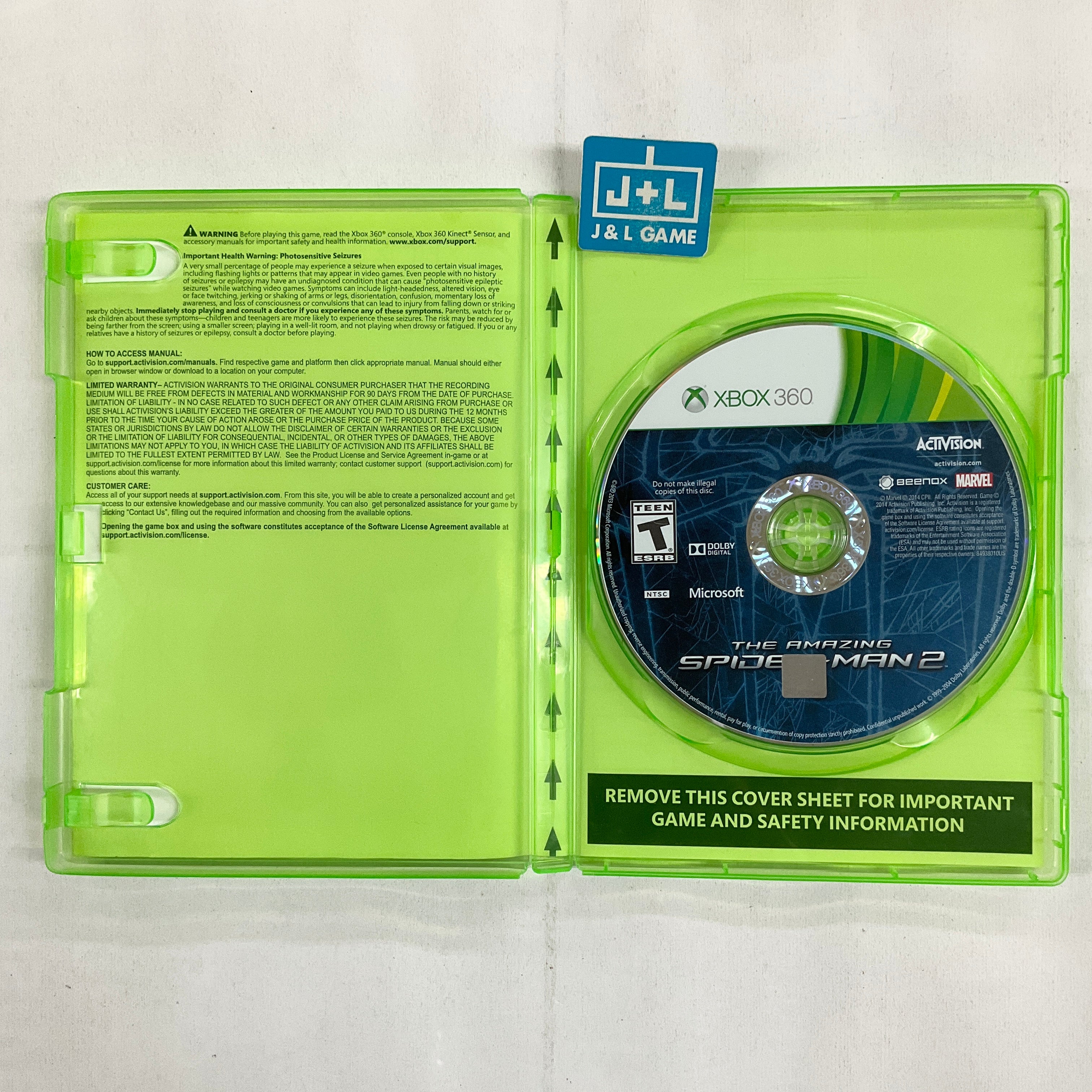 The Amazing Spider-Man 2 - Xbox 360 [Pre-Owned] Video Games ACTIVISION   