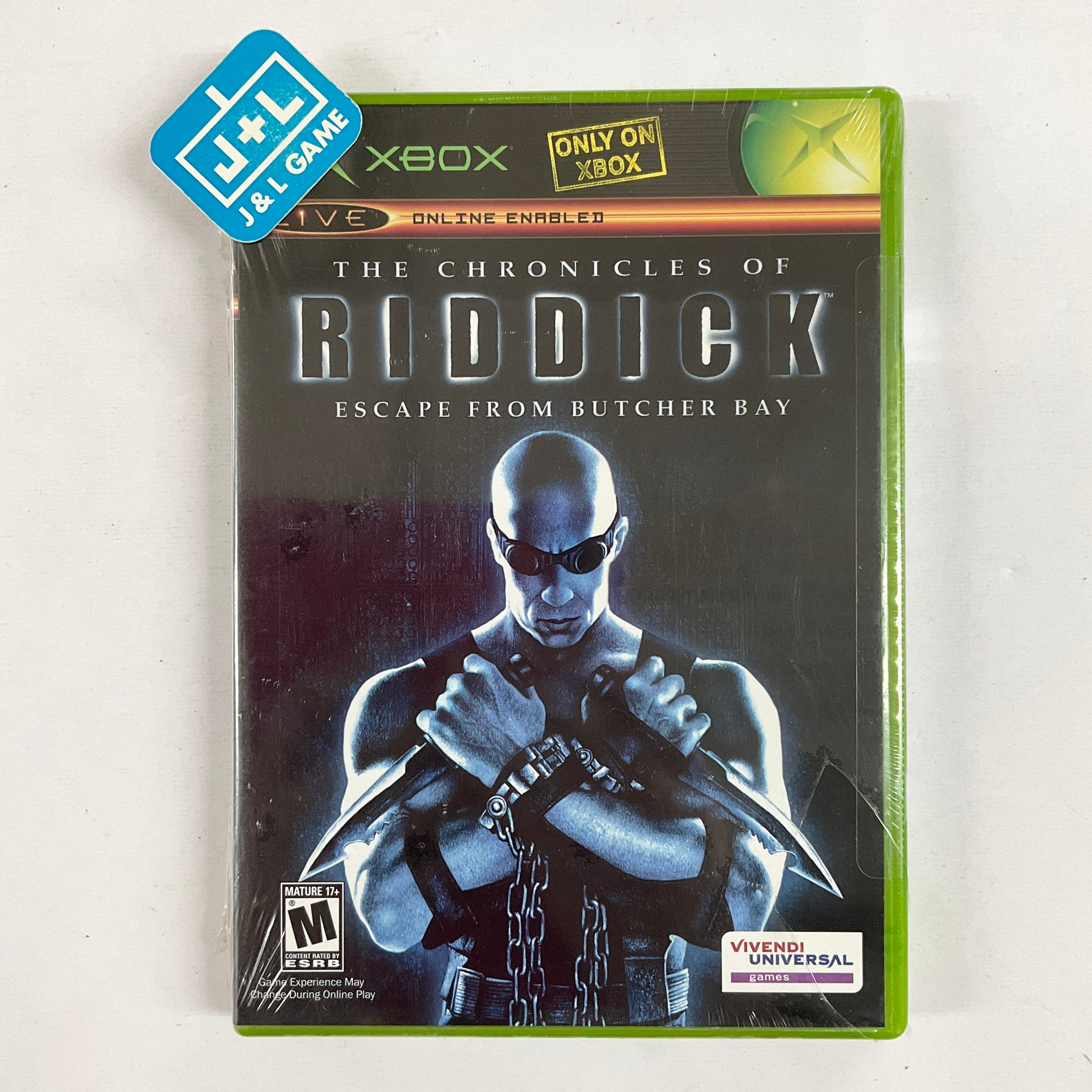 The Chronicles of Riddick: Escape From Butcher Bay - (XB) Xbox Video Games VU Games   
