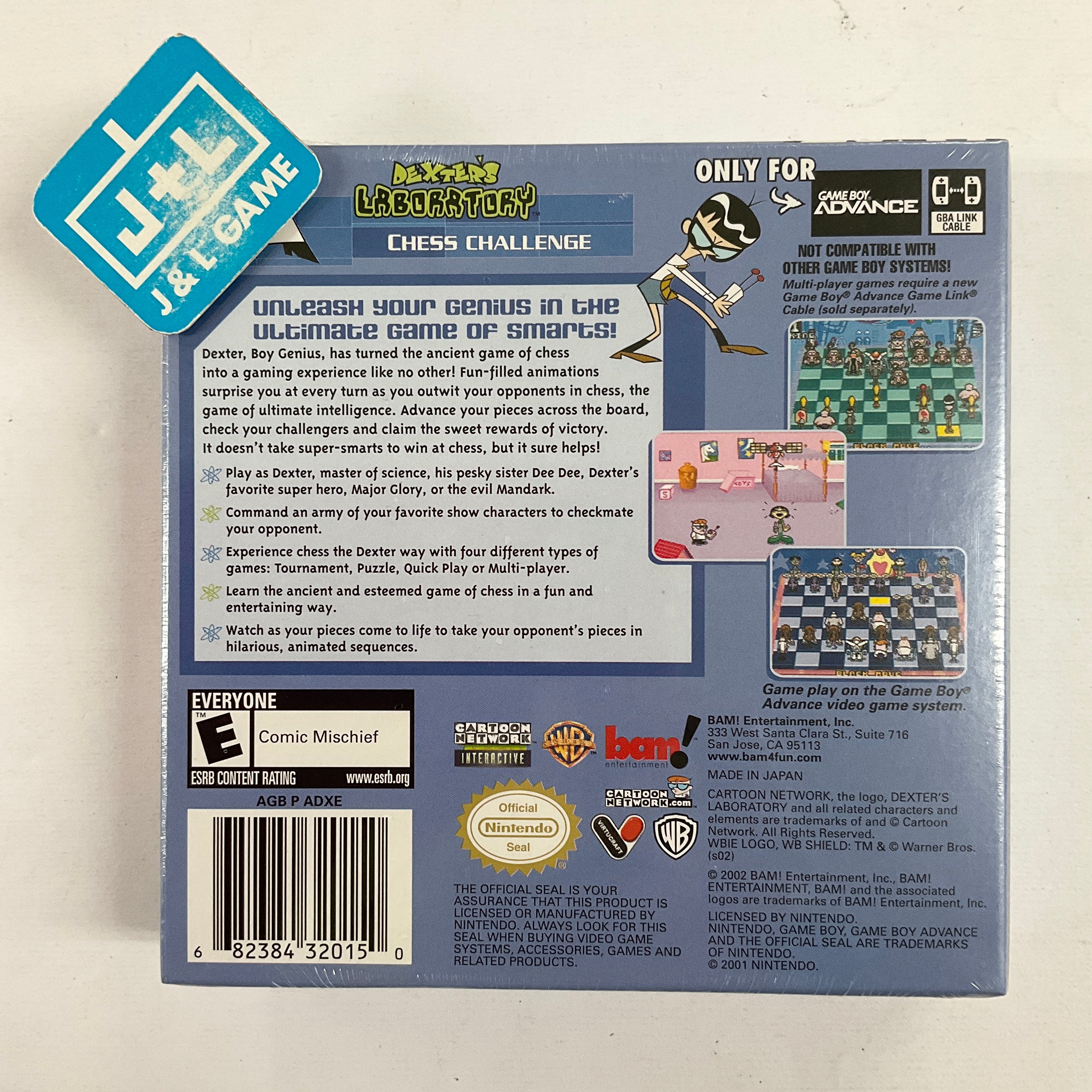 Dexter's Laboratory: Chess Challenge - (GBA) Game Boy Advance Video Games Bam Entertainment   