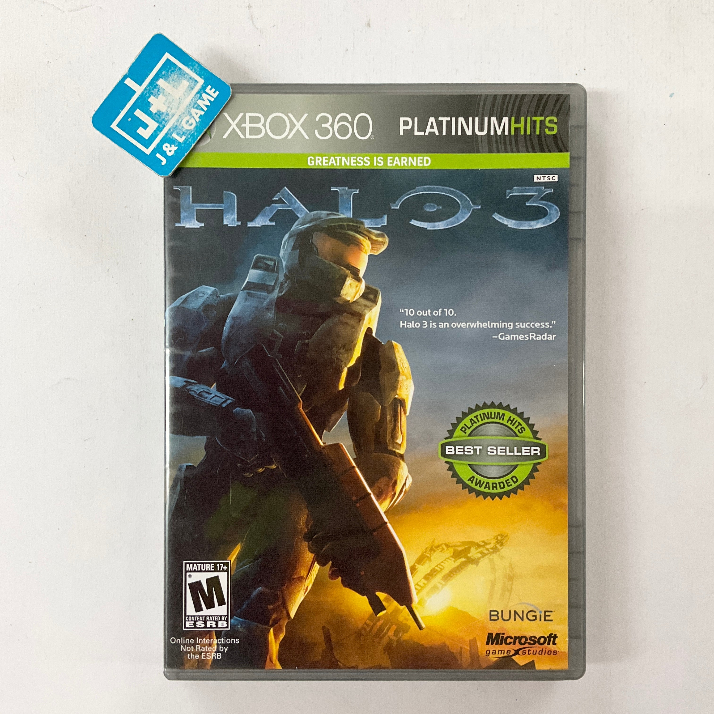 Halo 3 (Platinum Hits) - Xbox 360 [Pre-Owned] Video Games Microsoft Game Studios   