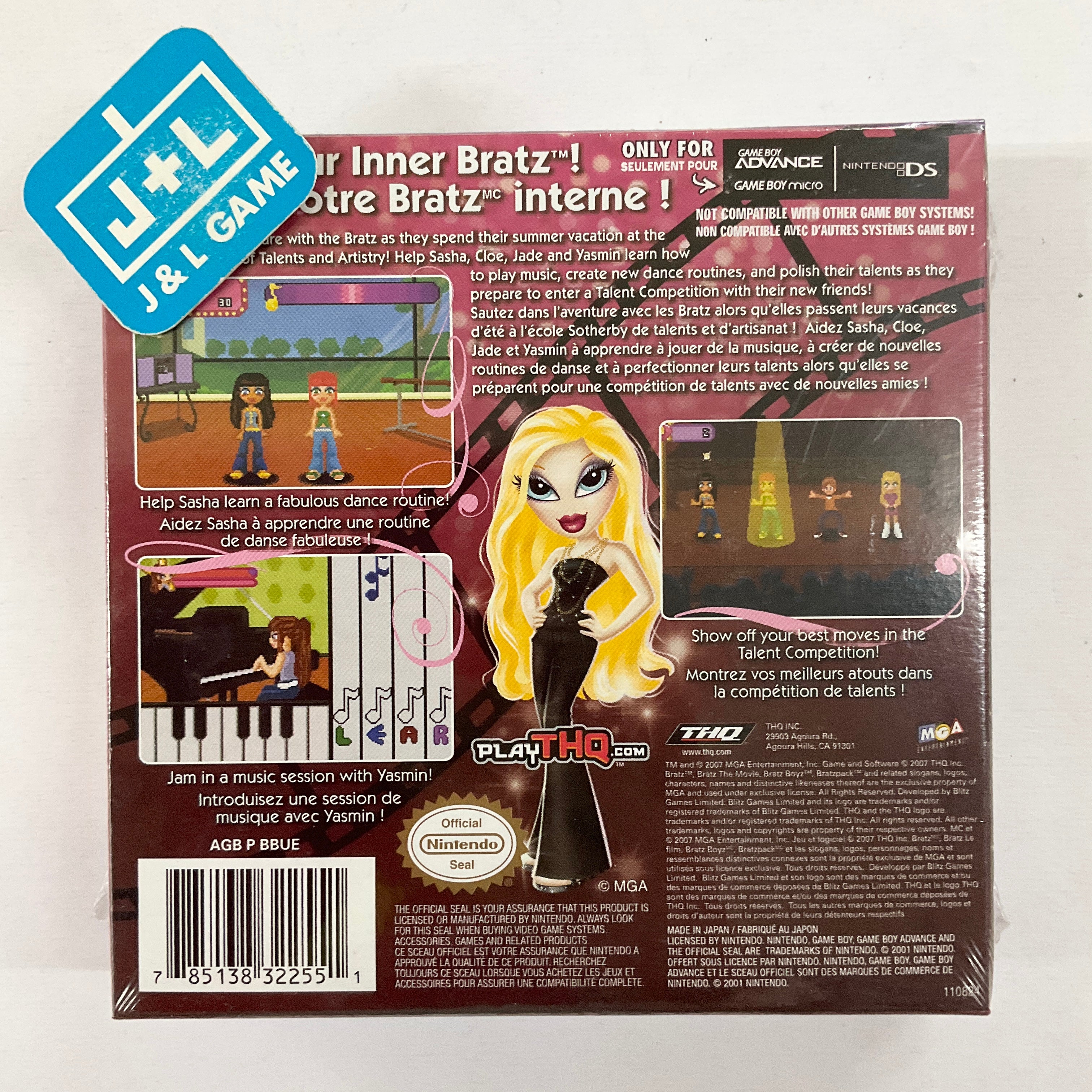 Bratz: The Movie - (GBA) Game Boy Advance Video Games THQ   