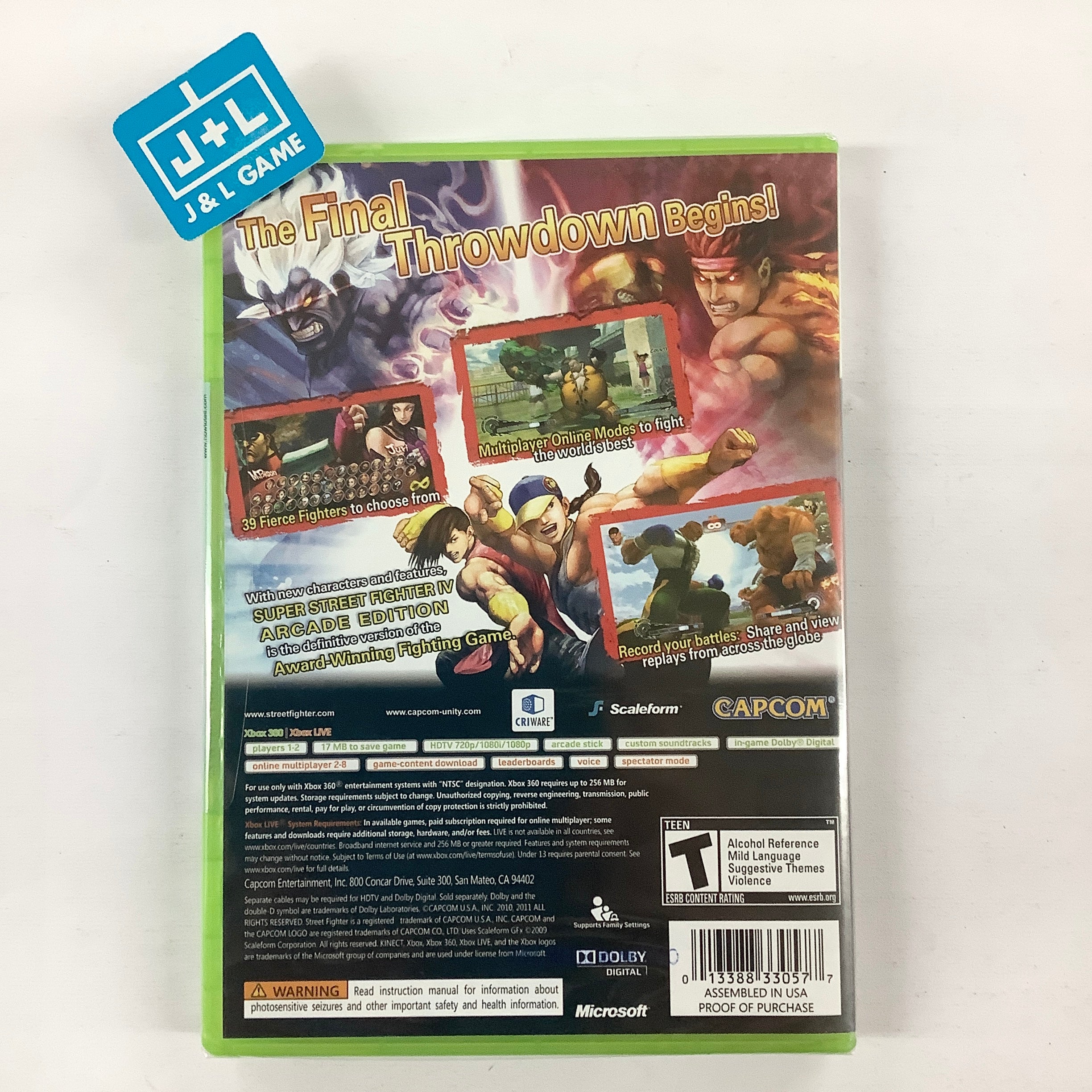 Super Street Fighter IV: Arcade Edition - Xbox 360 | J&L Game