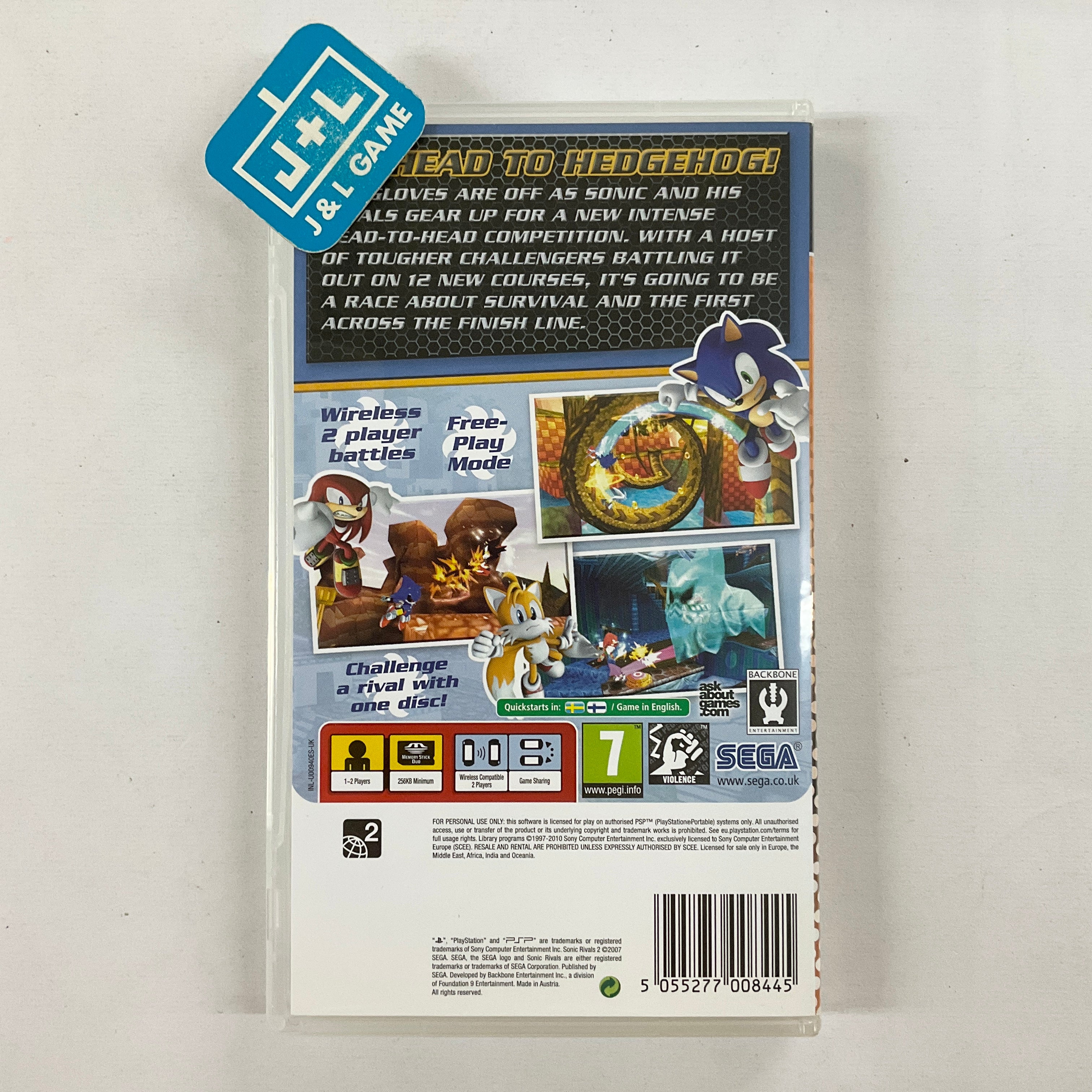 海外版・欧州版 PSP Sonic Rivals 2 中古 箱ダメージ｜Yahoo