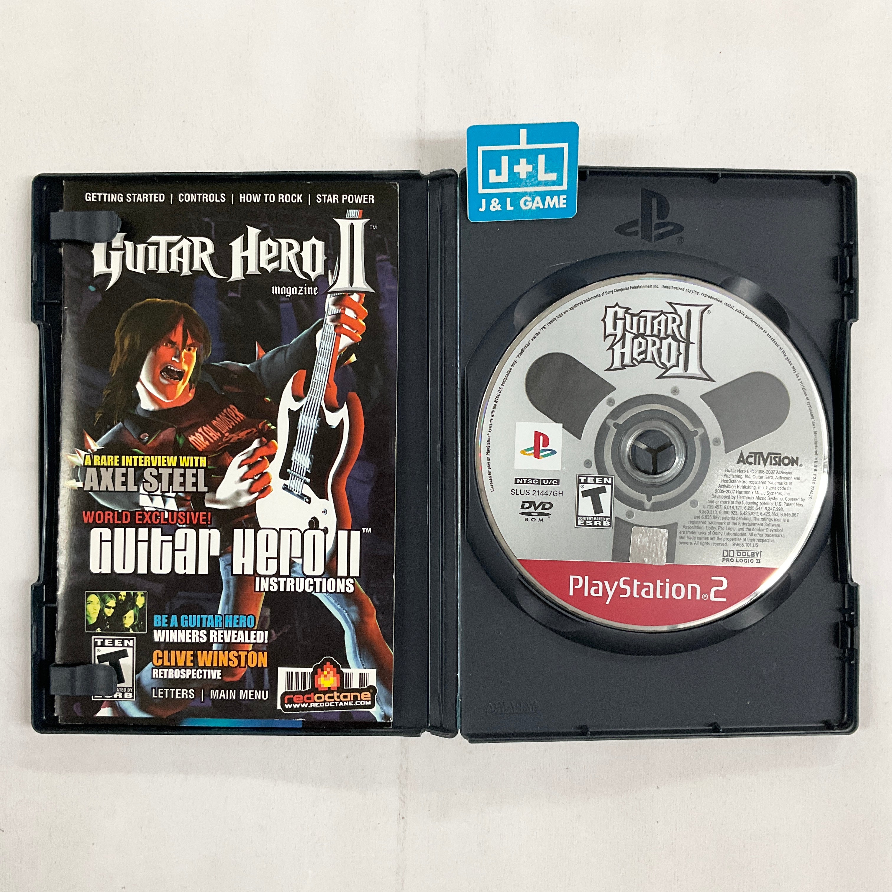 Guitar Hero II (Greatest Hits) - (PS2) PlayStation 2 [Pre-Owned] Video Games RedOctane   