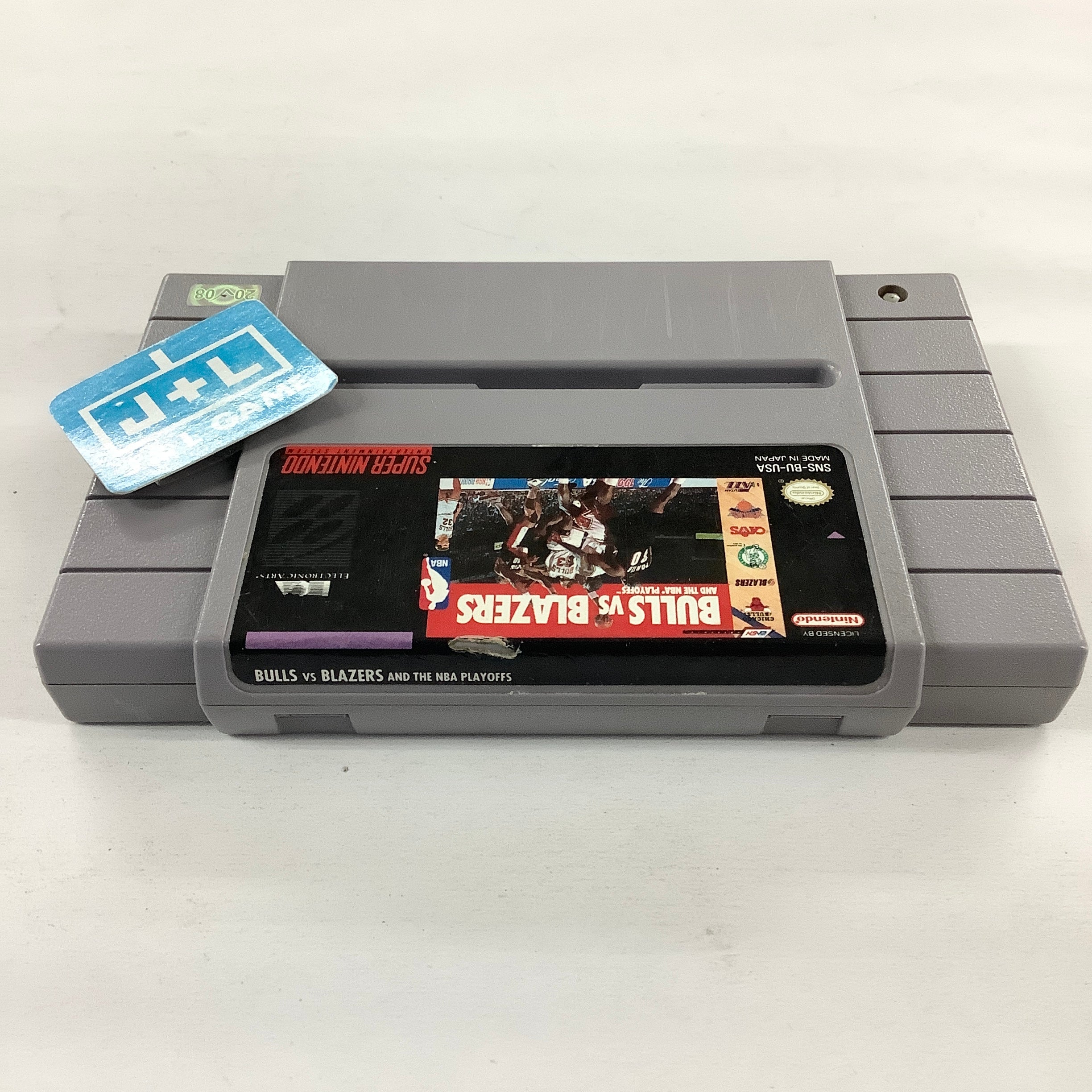 Bulls vs Blazers and the NBA Playoffs - (SNES) Super Nintendo [Pre-Owned] Video Games Electronic Arts   