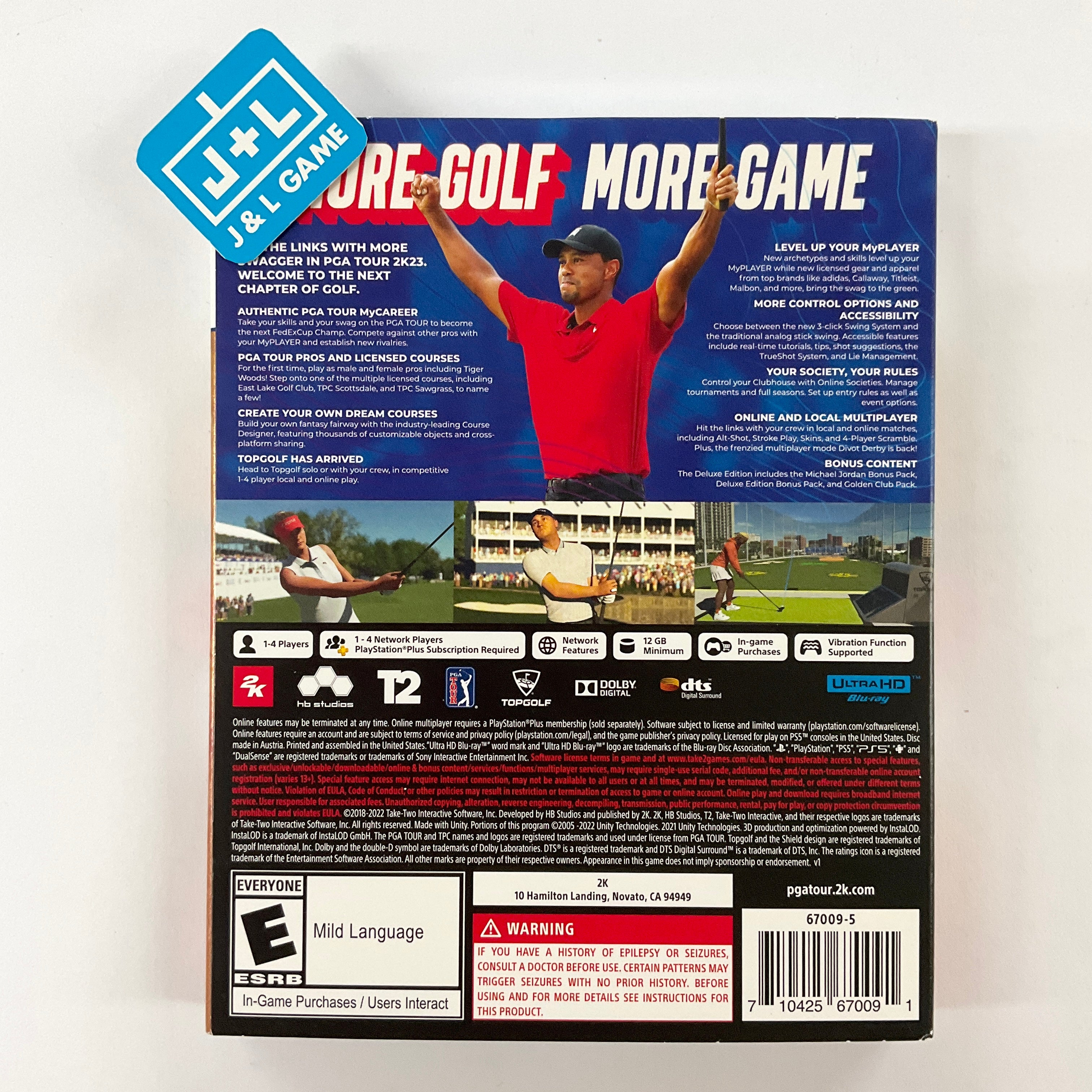 PGA Tour 2K23 (Deluxe Edition) - (PS5) PlayStation 5 Video Games 2K Games   