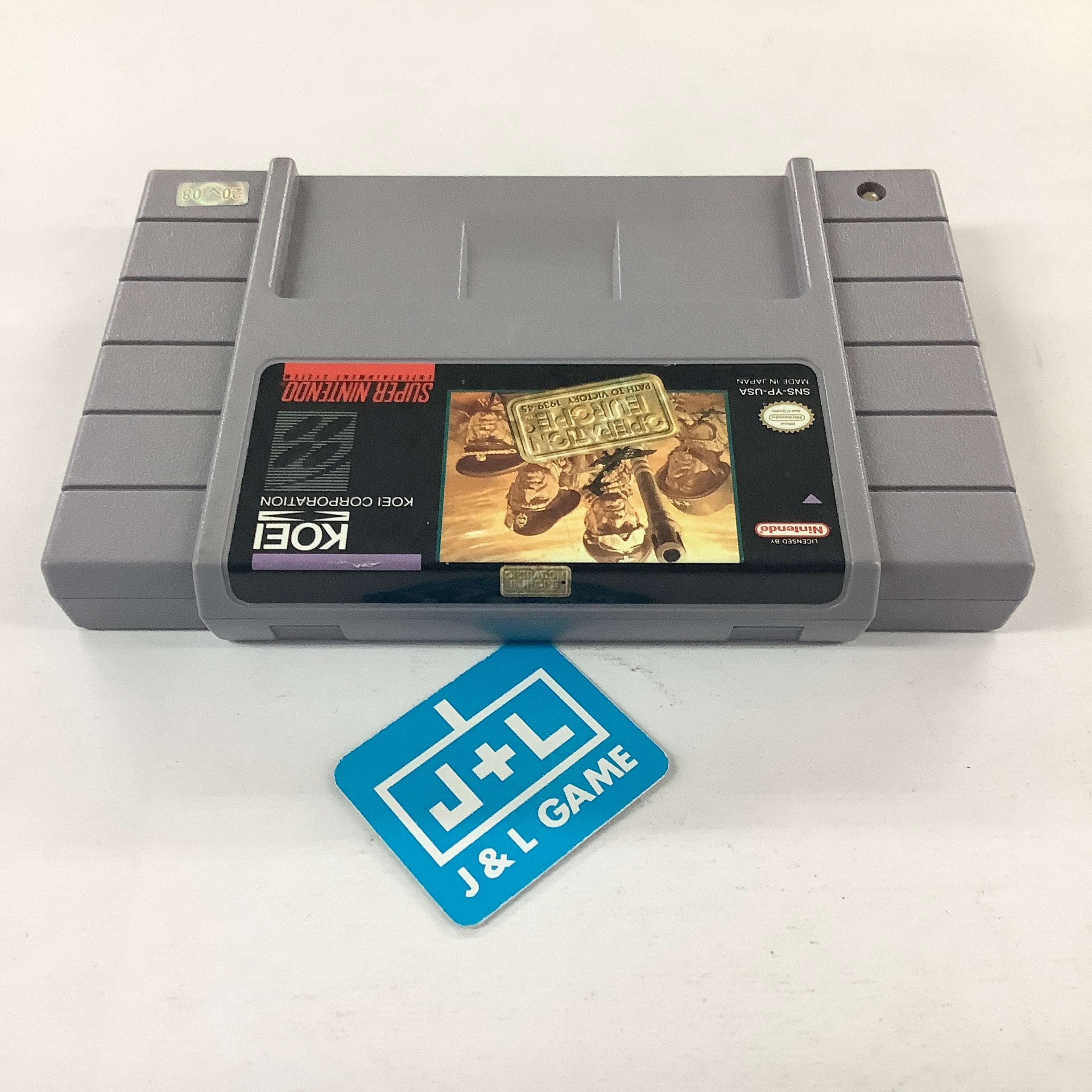 Operation Europe: Path to Victory 1939-45 - (SNES) Super Nintendo [Pre-Owned] Video Games Koei   