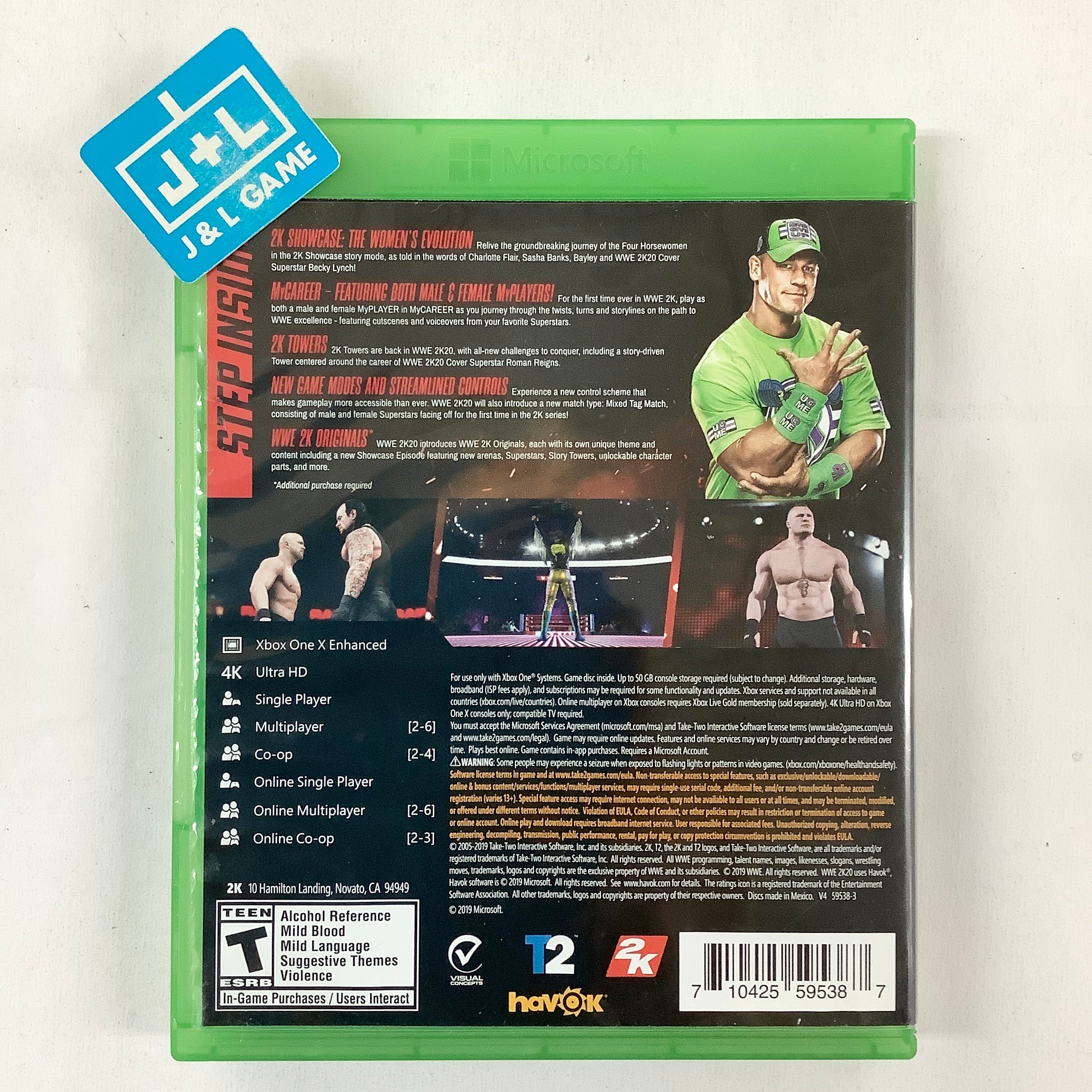 WWE 2K20 - (XB1) Xbox One [Pre-Owned] Video Games 2K Games   