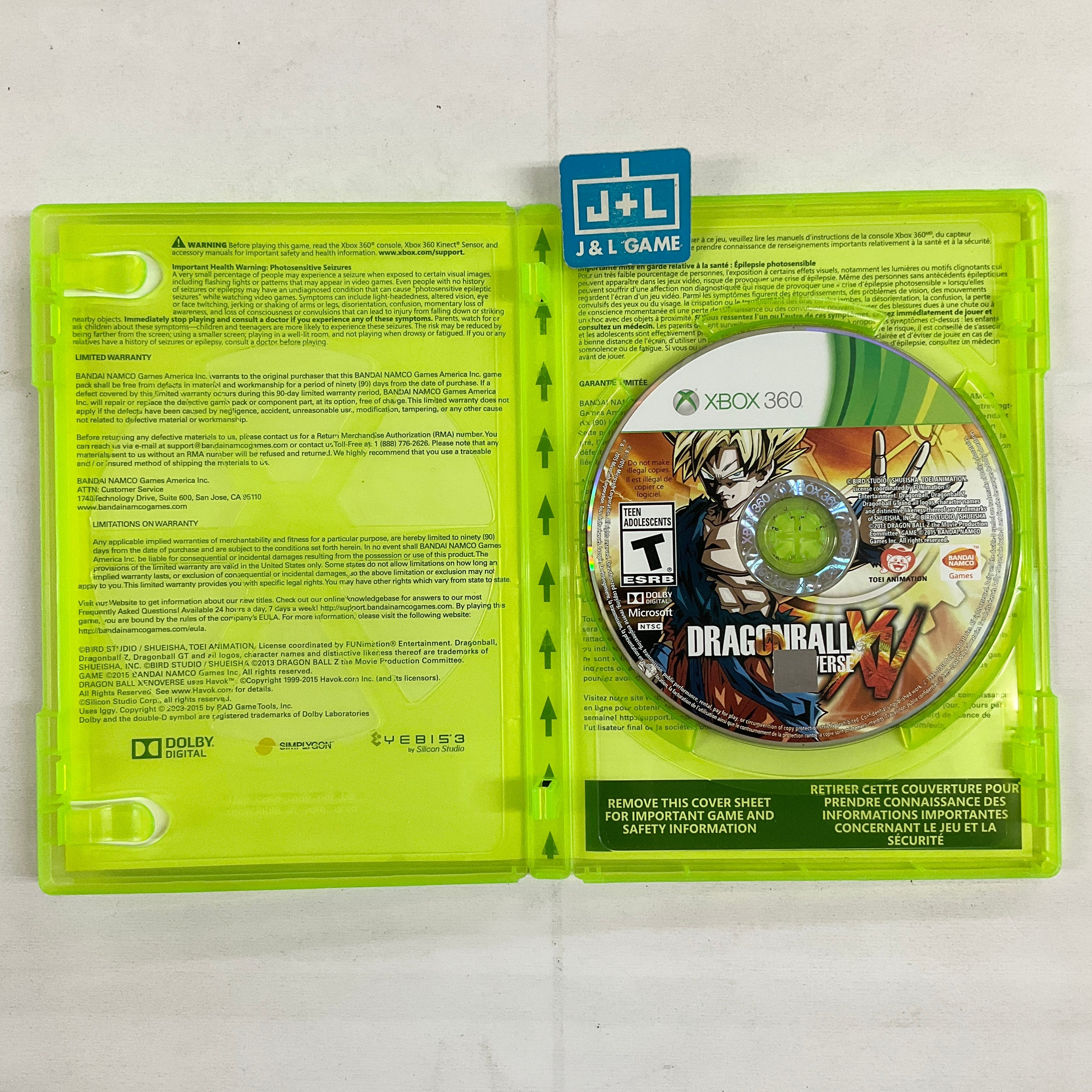 Dragon Ball: Xenoverse - Xbox 360 [Pre-Owned] Video Games BANDAI NAMCO Entertainment   