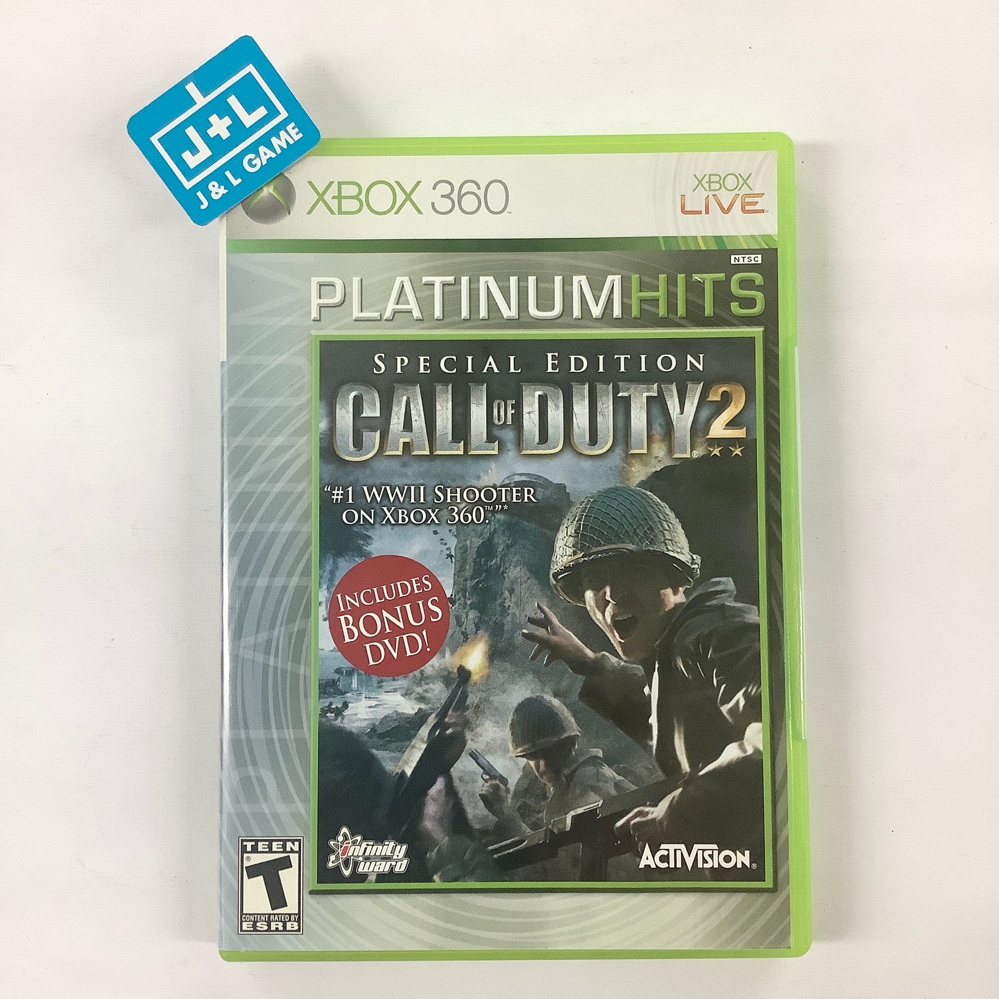 Call of Duty 2 (Special Edition) (Platinum Hits) - Xbox 360 Video Games Activision   