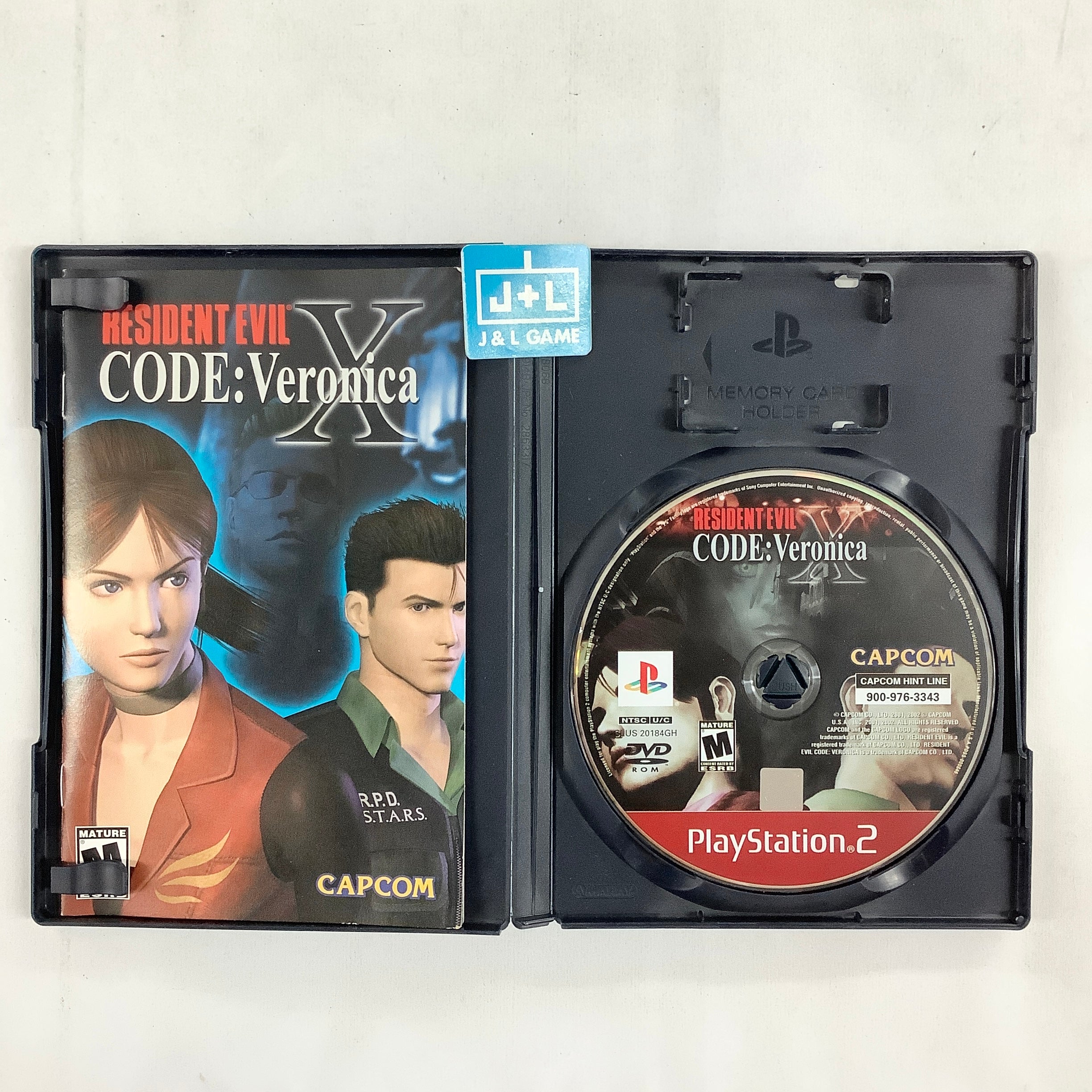 Resident Evil Code: Veronica X (Greatest Hits) - (PS2) PlayStation 2 [Pre-Owned] Video Games Capcom   
