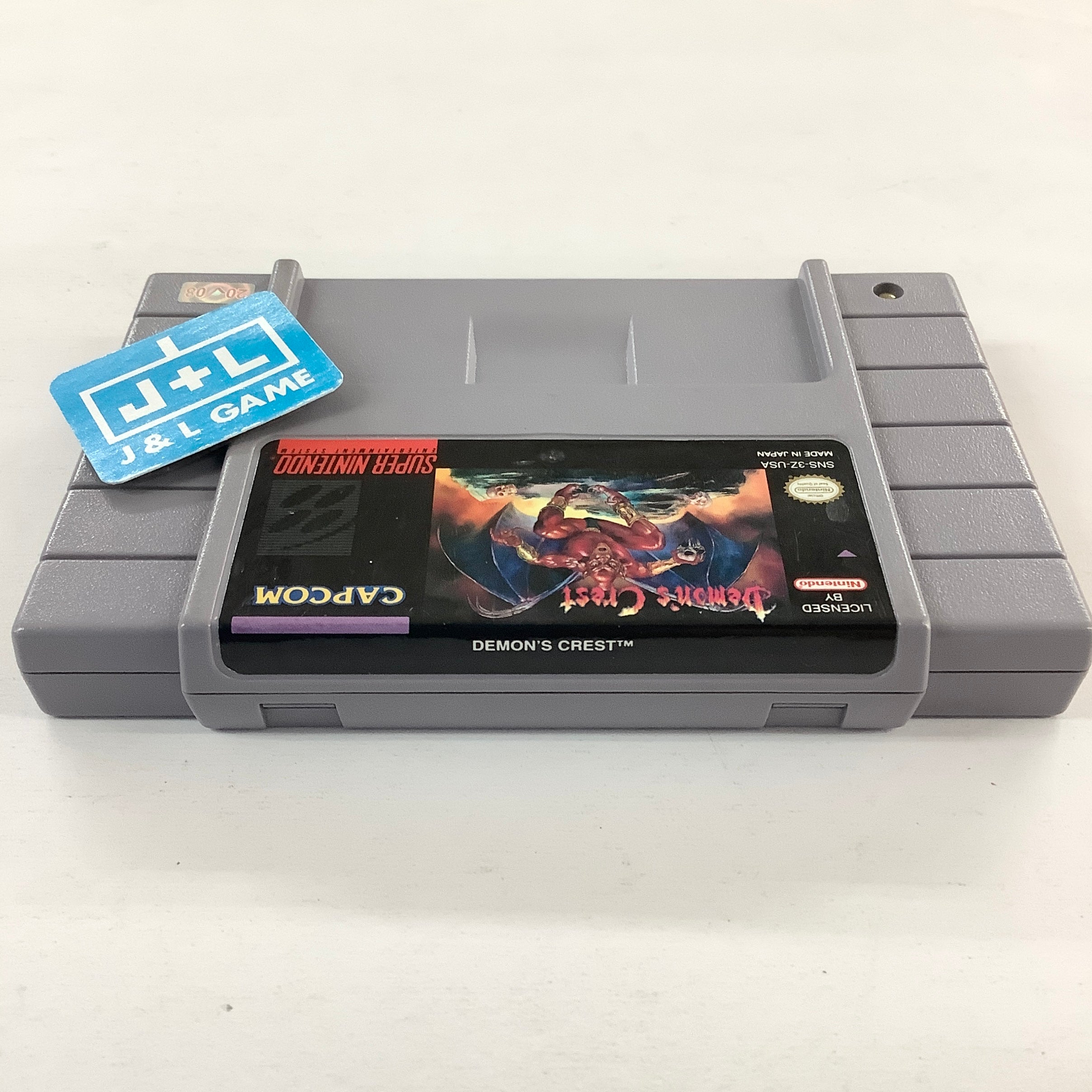 Demon's Crest - (SNES) Super Nintendo [Pre-Owned] Video Games Capcom   