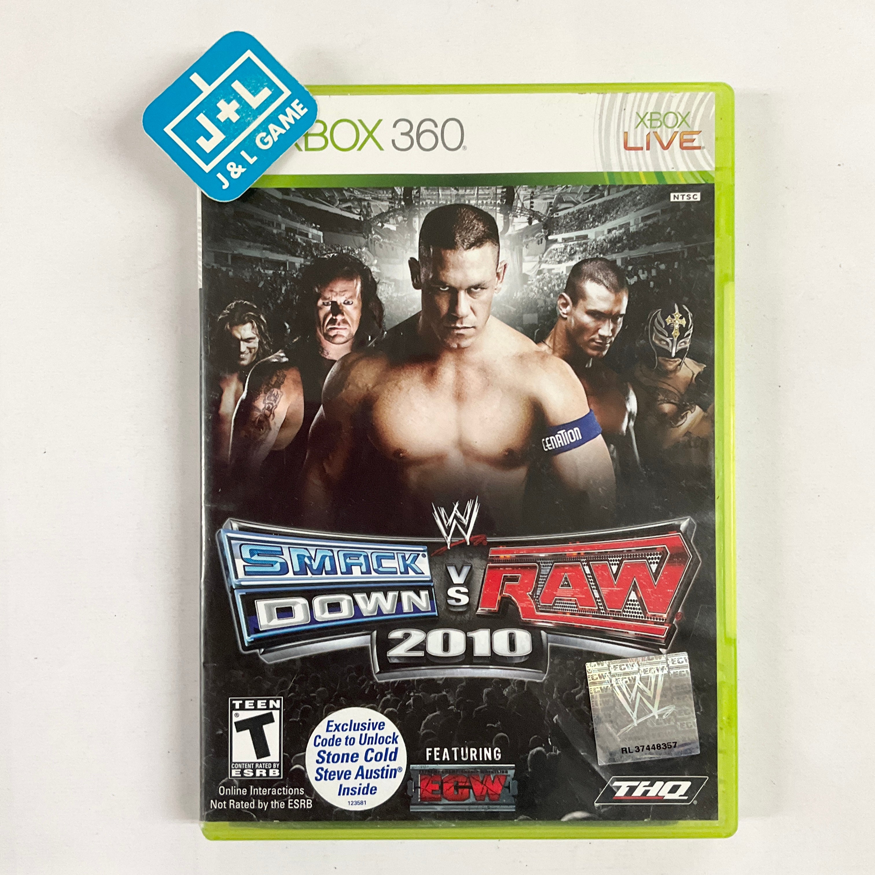 WWE SmackDown vs. Raw 2010 - Xbox 360 [Pre-Owned] Video Games THQ   