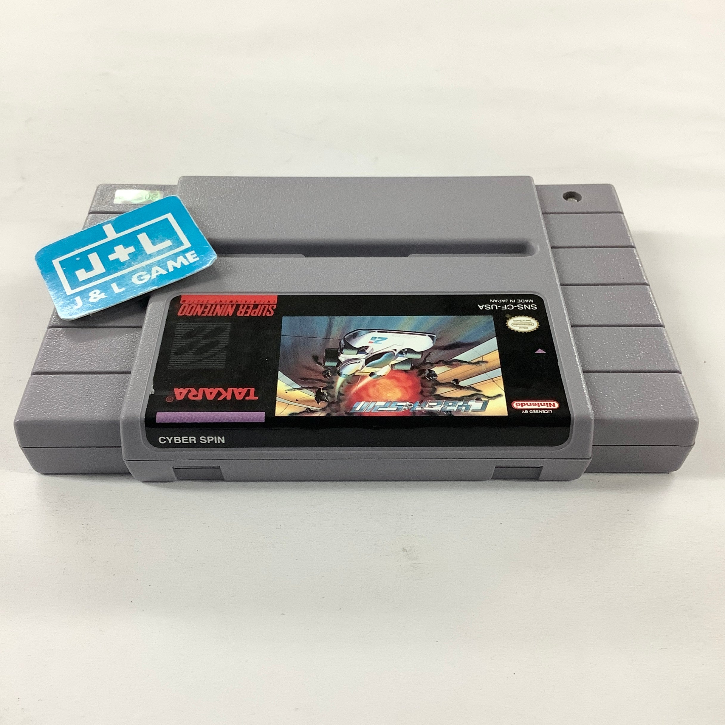 Cyber Spin - (SNES) Super Nintendo [Pre-Owned] Video Games Takara   