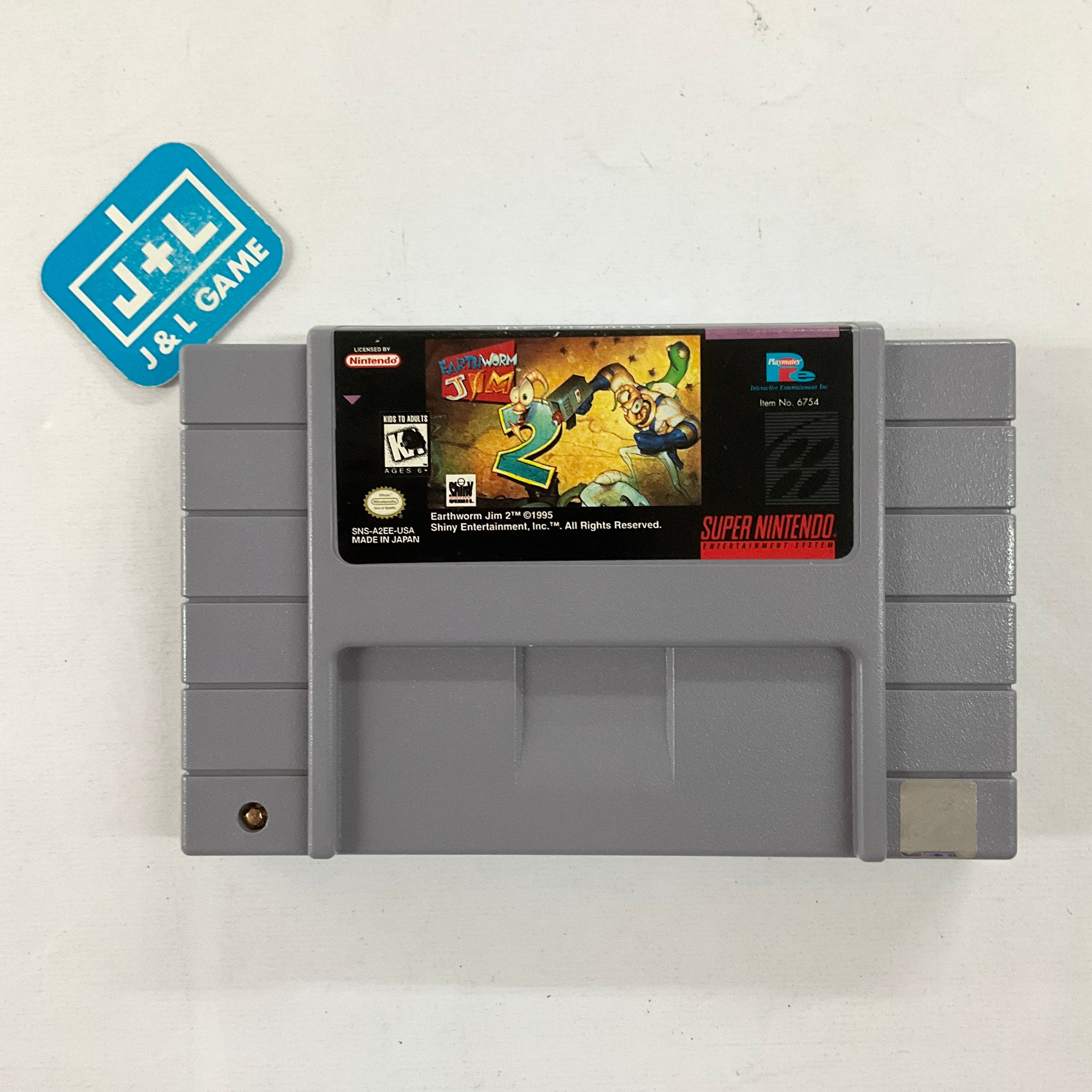 Earthworm Jim 2 - (SNES) Super Nintendo [Pre-Owned] Video Games Playmates   