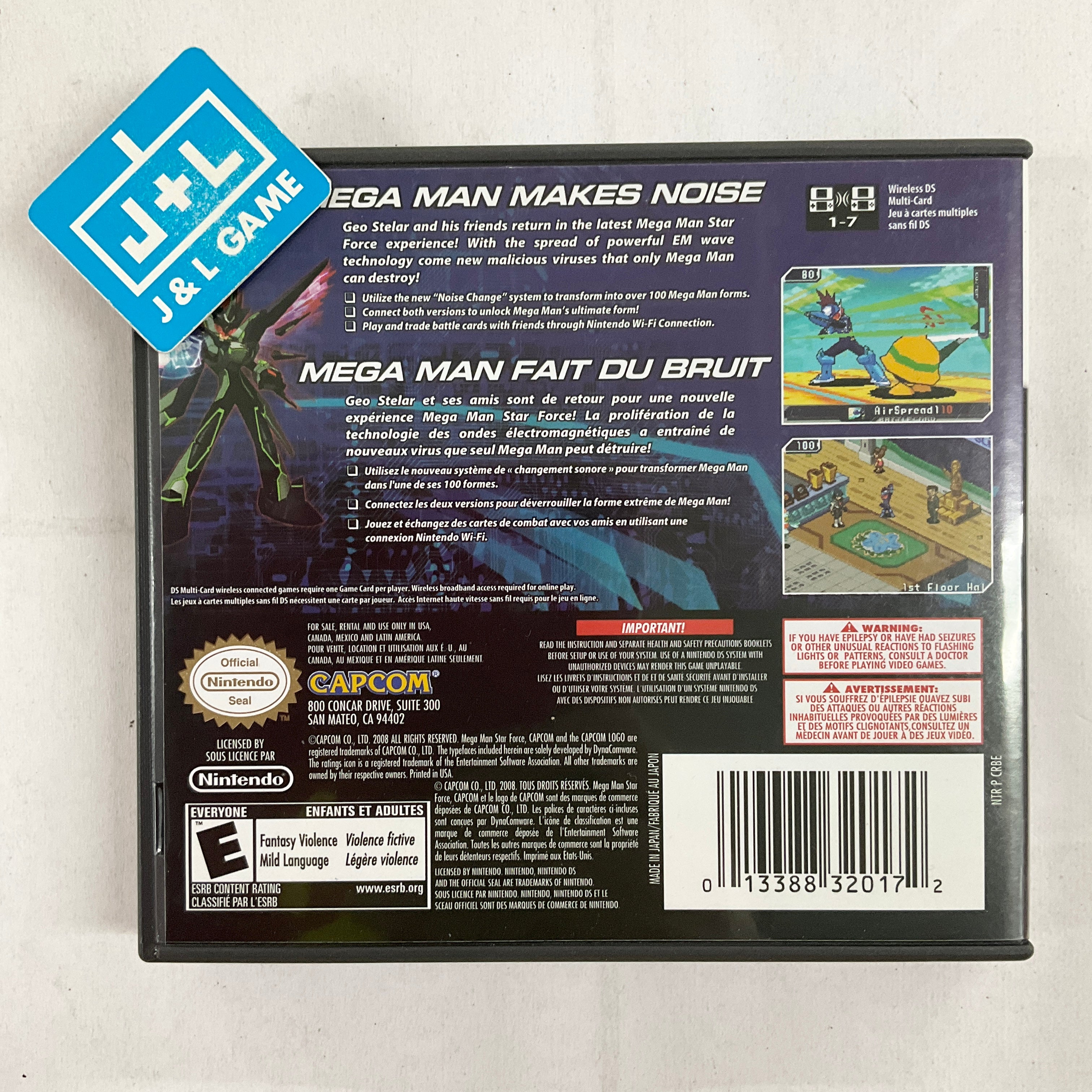 Mega Man Star Force 3: Black Ace - (NDS) Nintendo DS [Pre-Owned] Video Games Capcom   