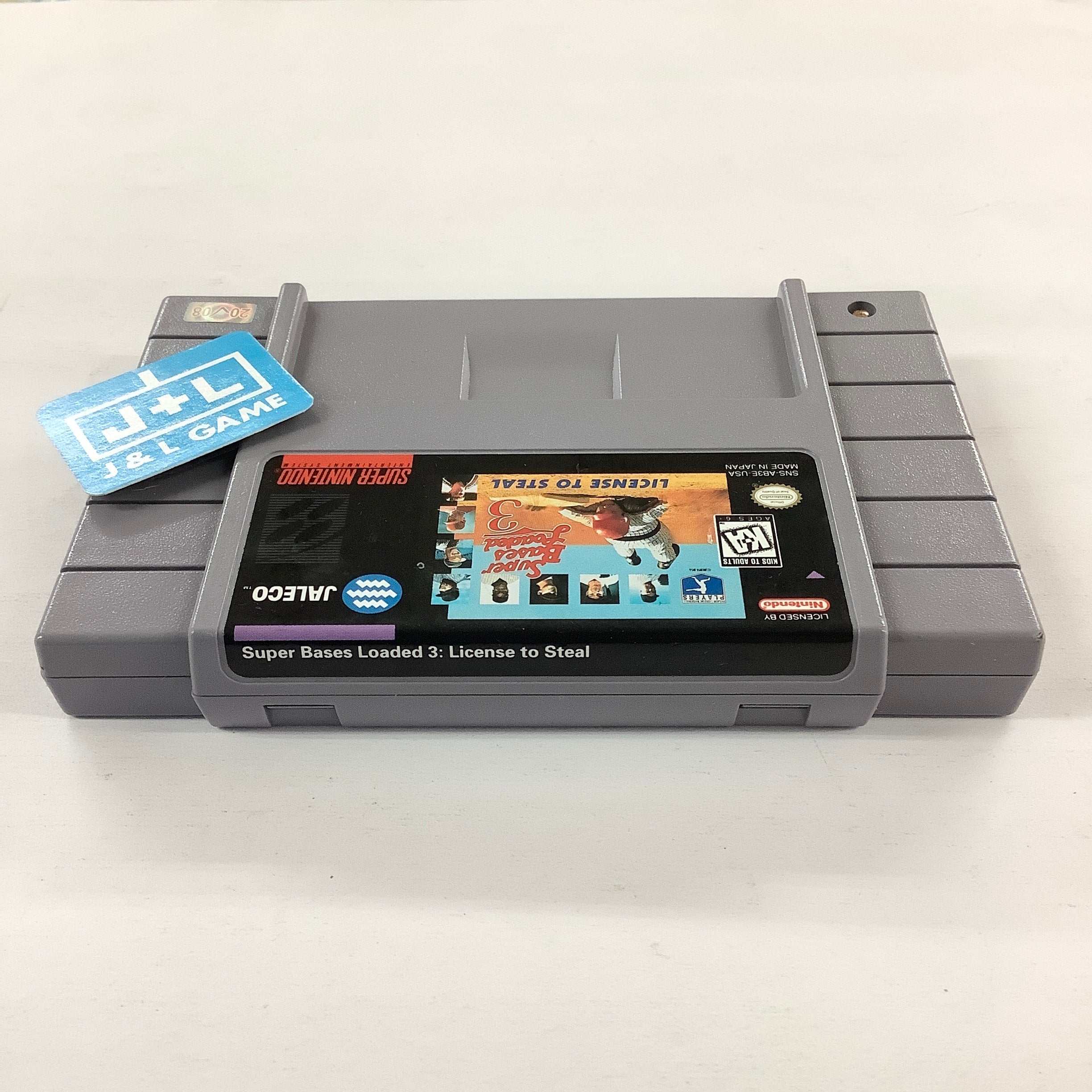 Super Bases Loaded 3: License to Steal - (SNES) Super Nintendo [Pre-Owned] Video Games Jaleco Entertainment   