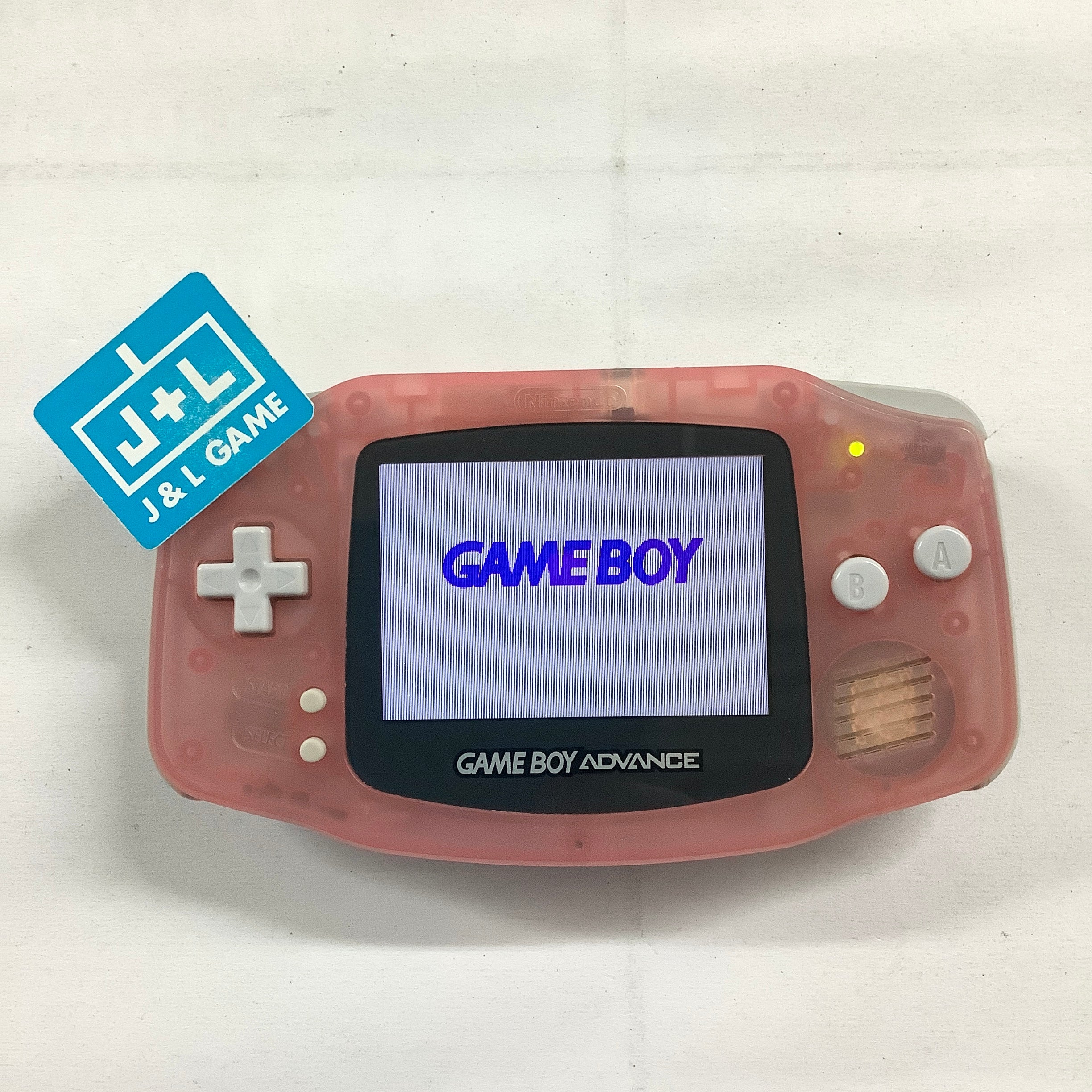 Nintendo Game Boy Advance Console (Clear Pink With Backlight) - (GBA) Game Boy Advance [Pre-Owned] Consoles Nintendo   