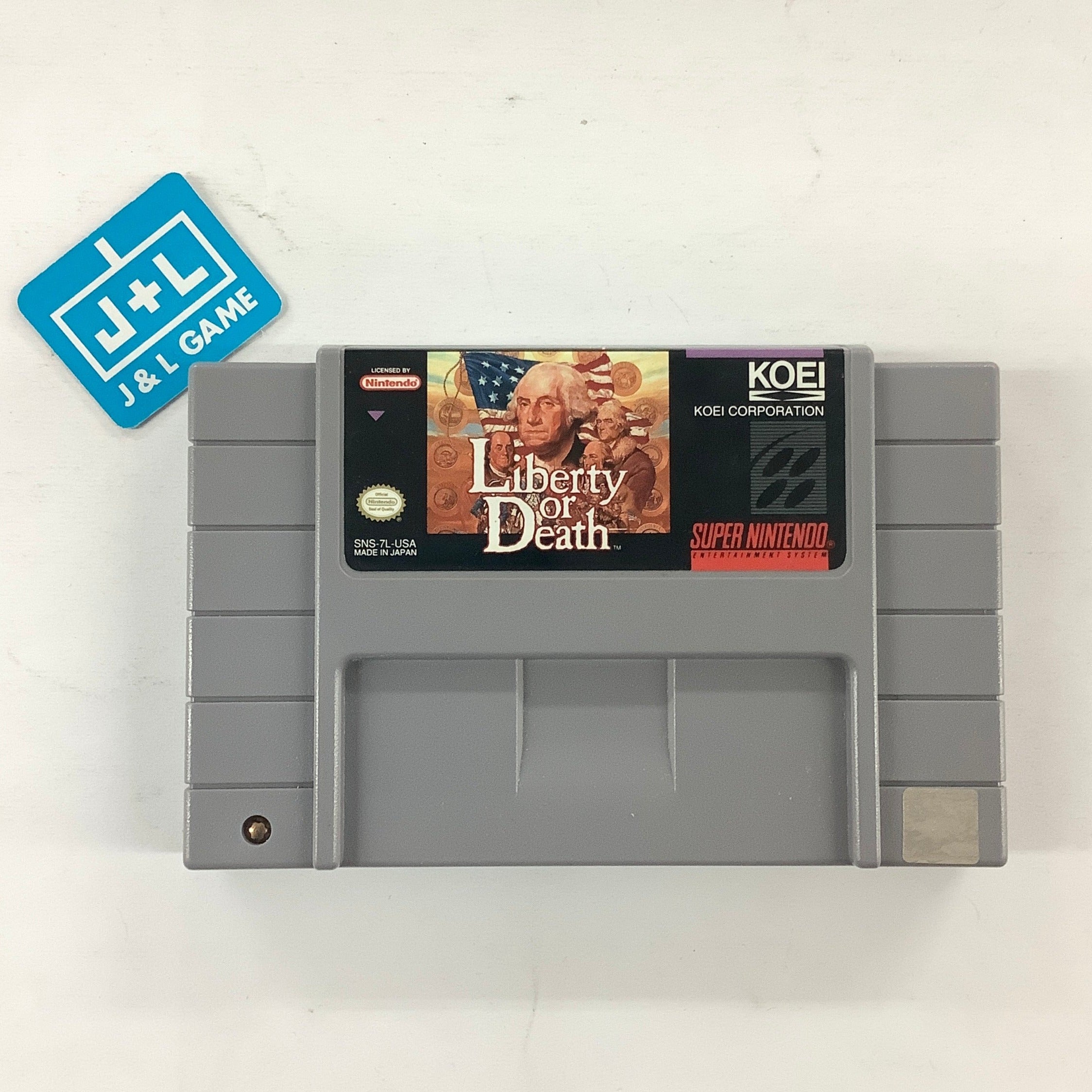 Liberty or Death - (SNES) Super Nintendo [Pre-Owned] Video Games Koei   