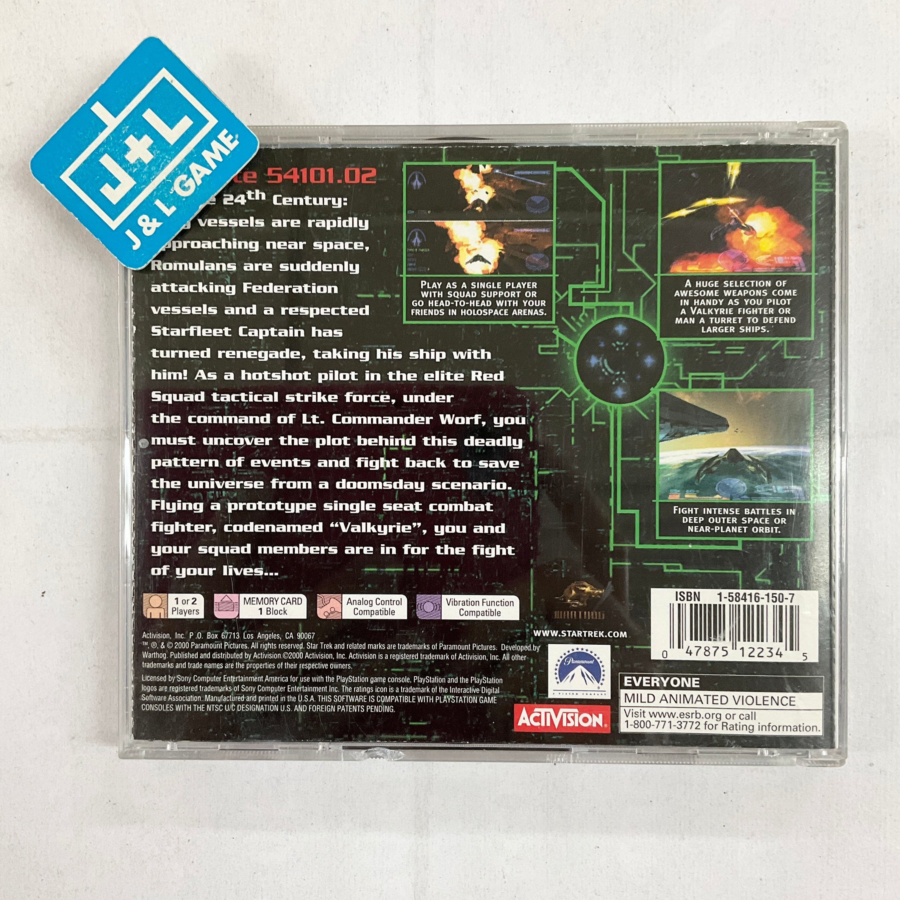 Star Trek: Invasion - (PS1) Playstation 1 [Pre-Owned] Video Games Activision   