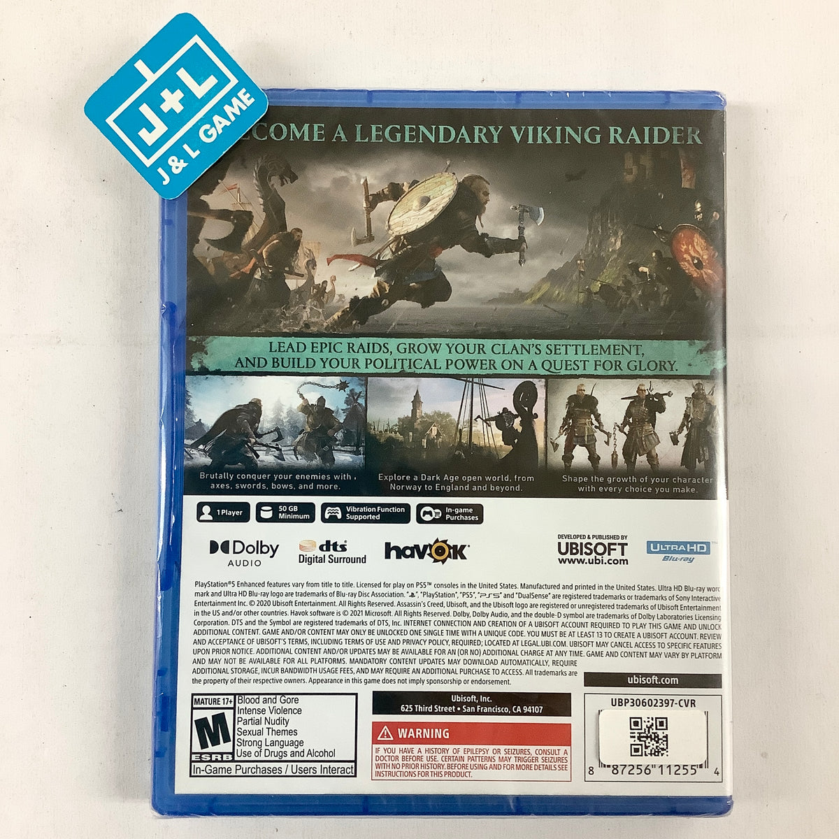 Valhalla Ps5 Assassin’s Creed Valhalla - (PS5) PlayStation 5 | J&L Game