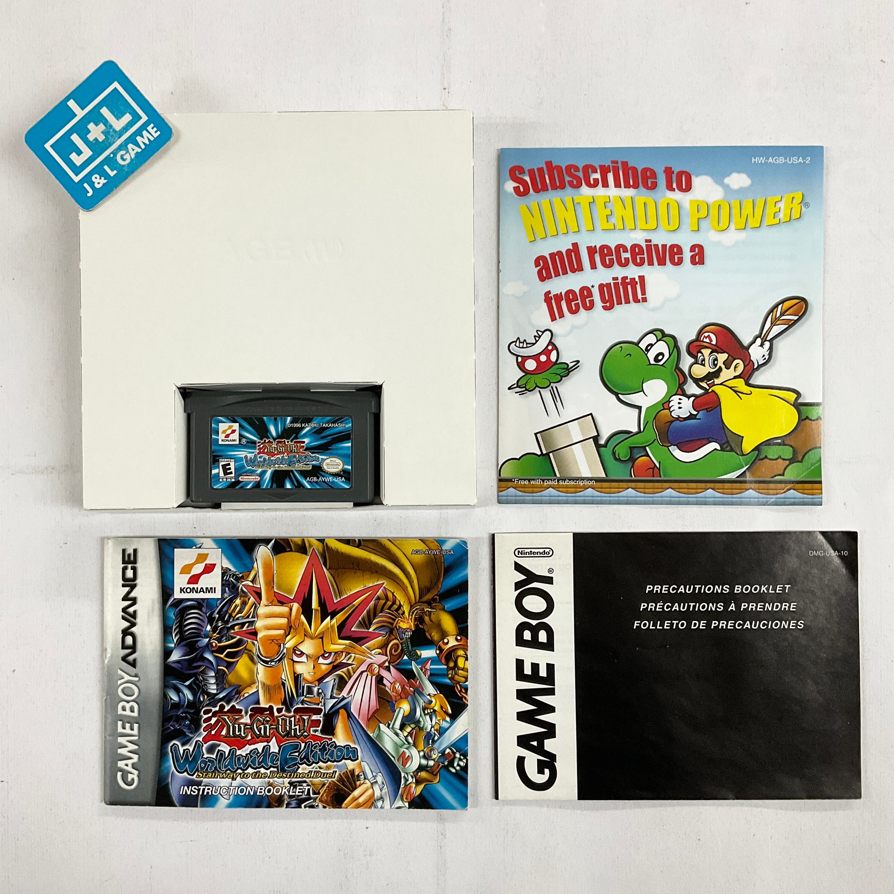 Yu-Gi-Oh! Worldwide Edition: Stairway to the Destined Duel - (GBA) Game Boy Advance [Pre-Owned] Video Games Konami   