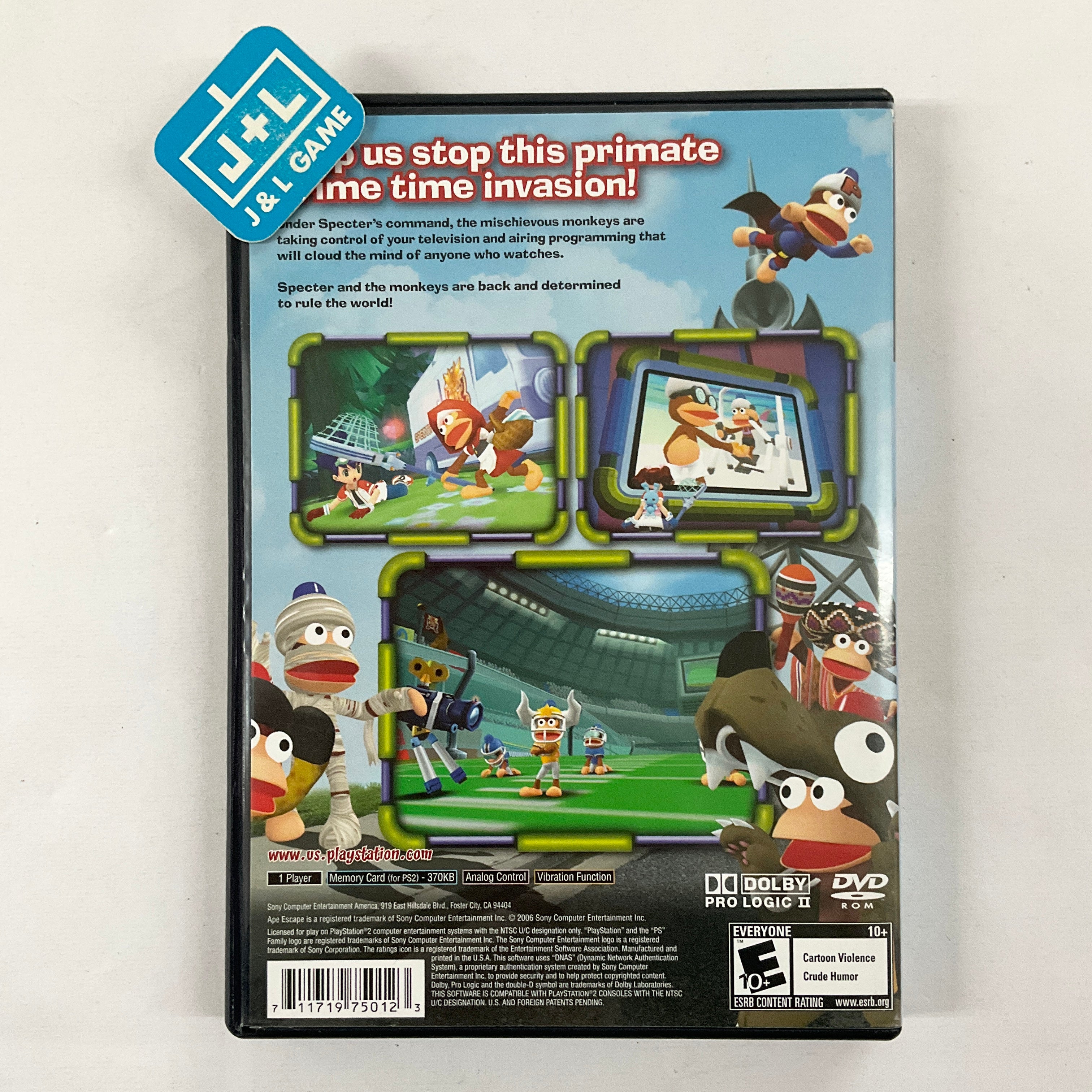 Ape Escape 3 - (PS2) PlayStation 2 [Pre-Owned] Video Games SCEA   