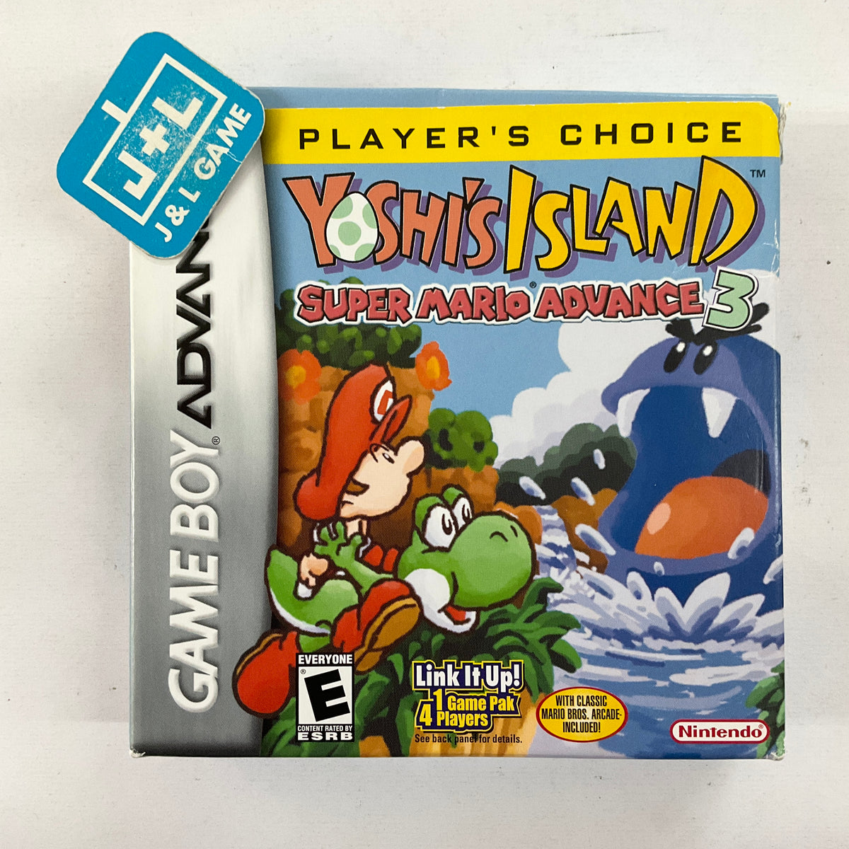 Yoshi's Island Super Mario Advance 3 - Boîte Et Manuel GBA Seulement (sans Jeu) - État Correct