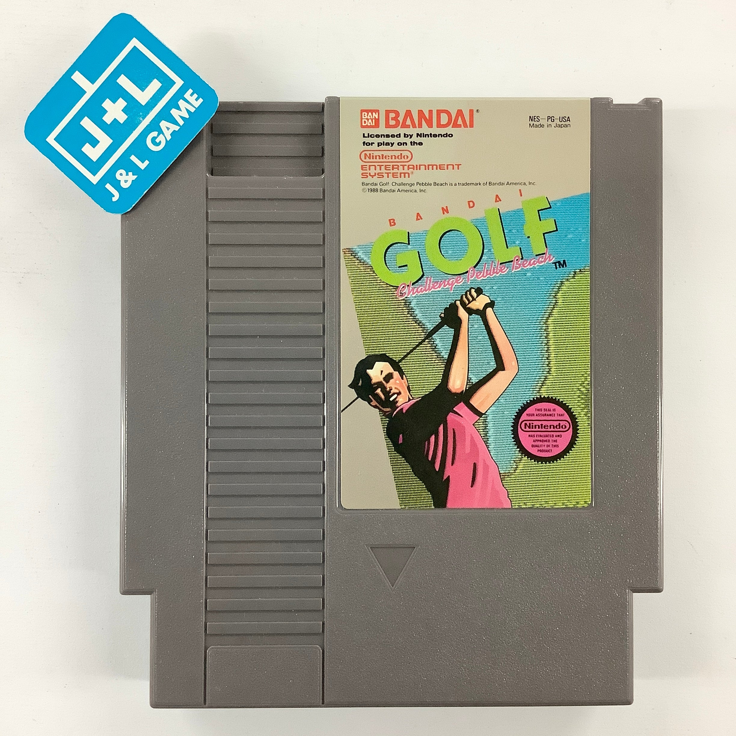 Bandai Golf: Challenge Pebble Beach - (NES) Nintendo Entertainment System [Pre-Owned] Video Games Bandai   