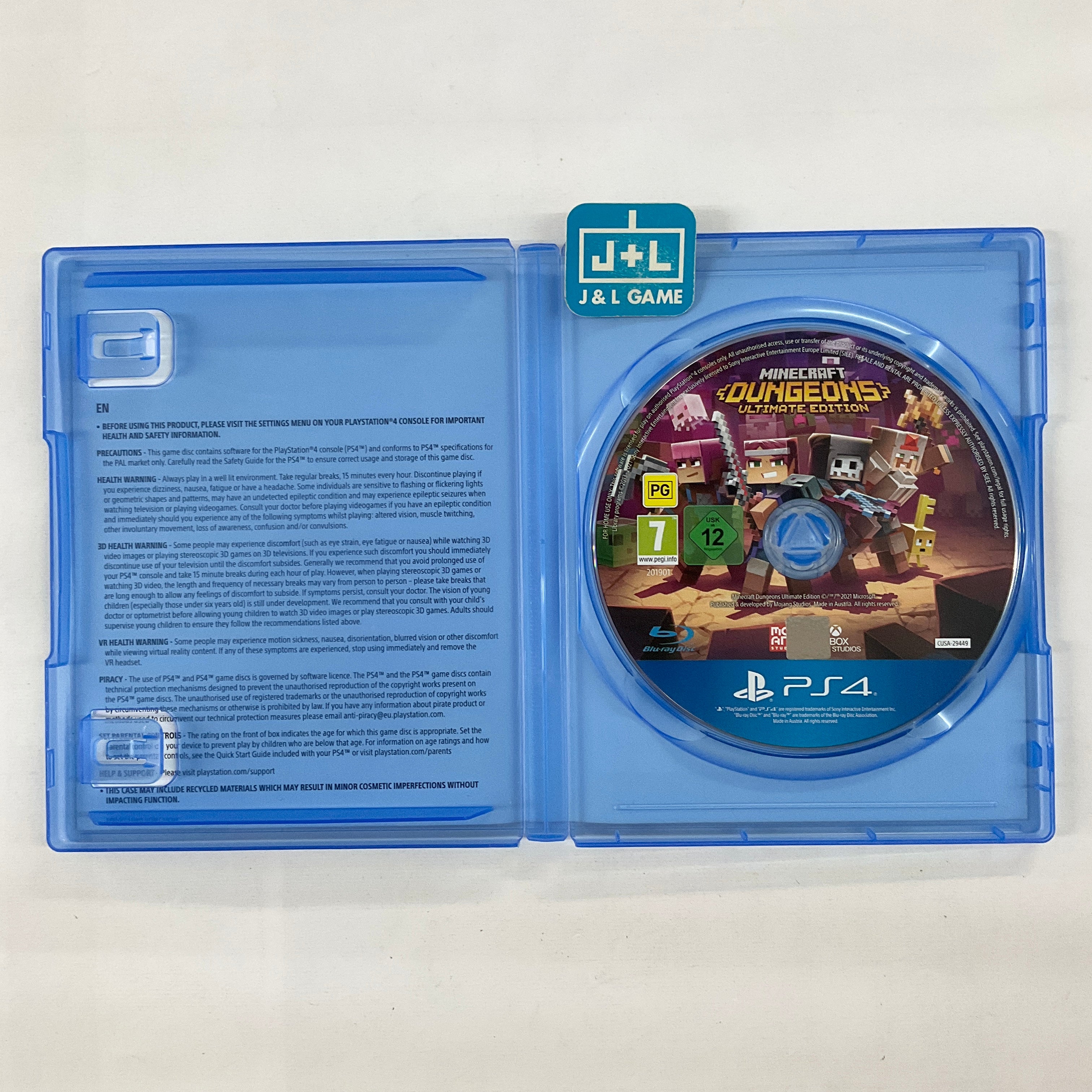 Minecraft Dungeons (Ultimate Edition) - (PS4) PlayStation 4 [Pre-Owned] (European Import) Video Games Mojang AB   