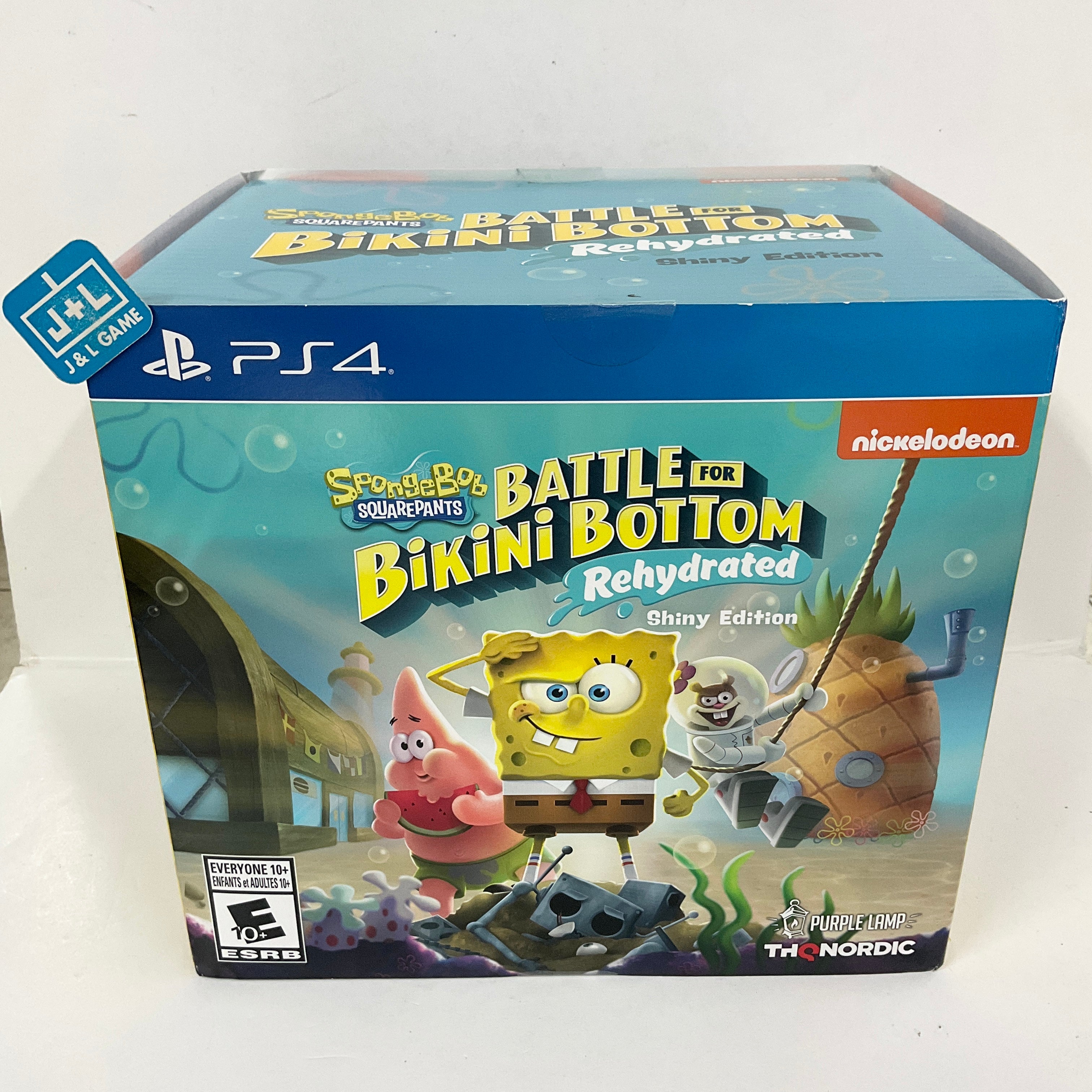 Spongebob Squarepants: Battle for Bikini Bottom Rehydrated (Shiny Edition) - (PS4) PlayStation 4 Video Games THQ Nordic   