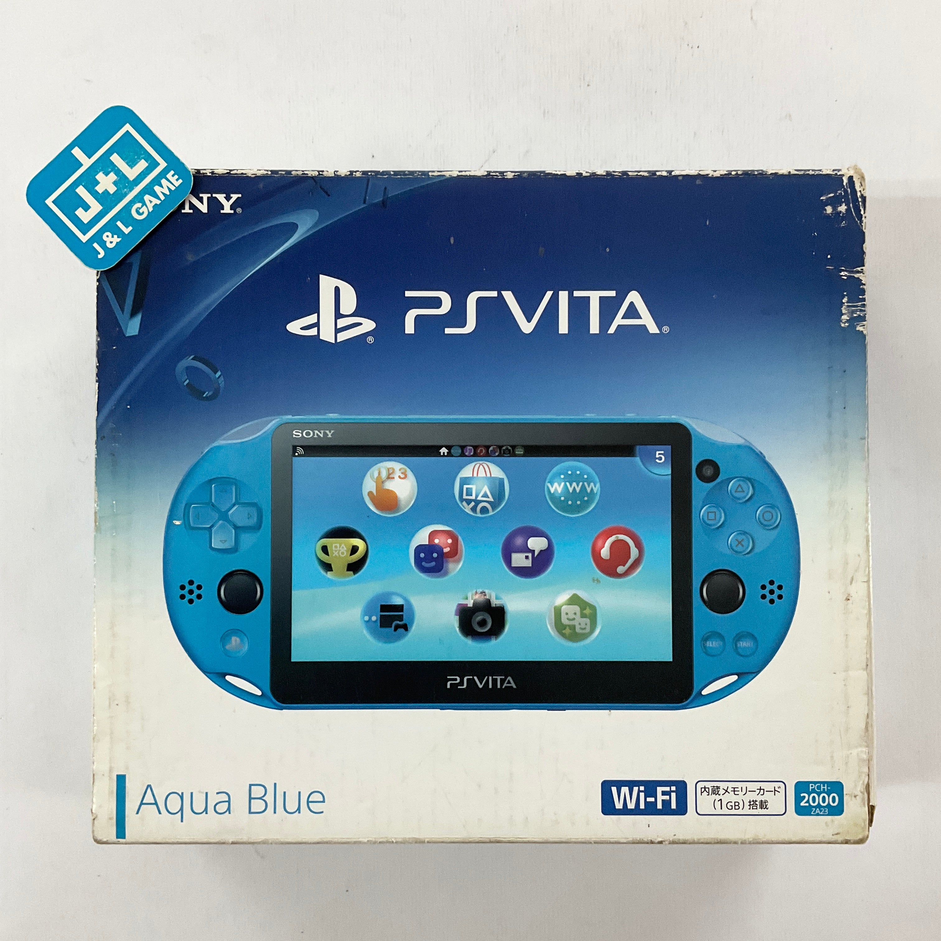 Sony PlayStation Vita 2000 Wi-Fi (Aqua Blue) - (PSV) PlayStation Vita [Pre-Owned] (Japanese Import) Consoles Sony   