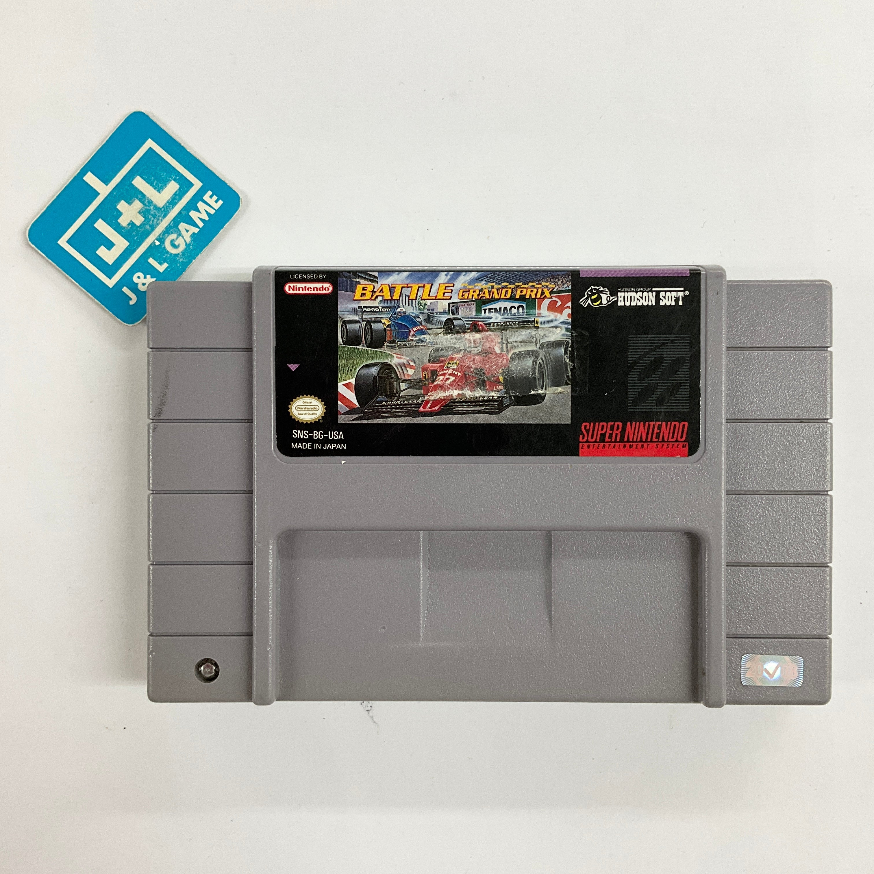 Battle Grand Prix - (SNES) Super Nintendo [Pre-Owned] Video Games Hudson Soft   