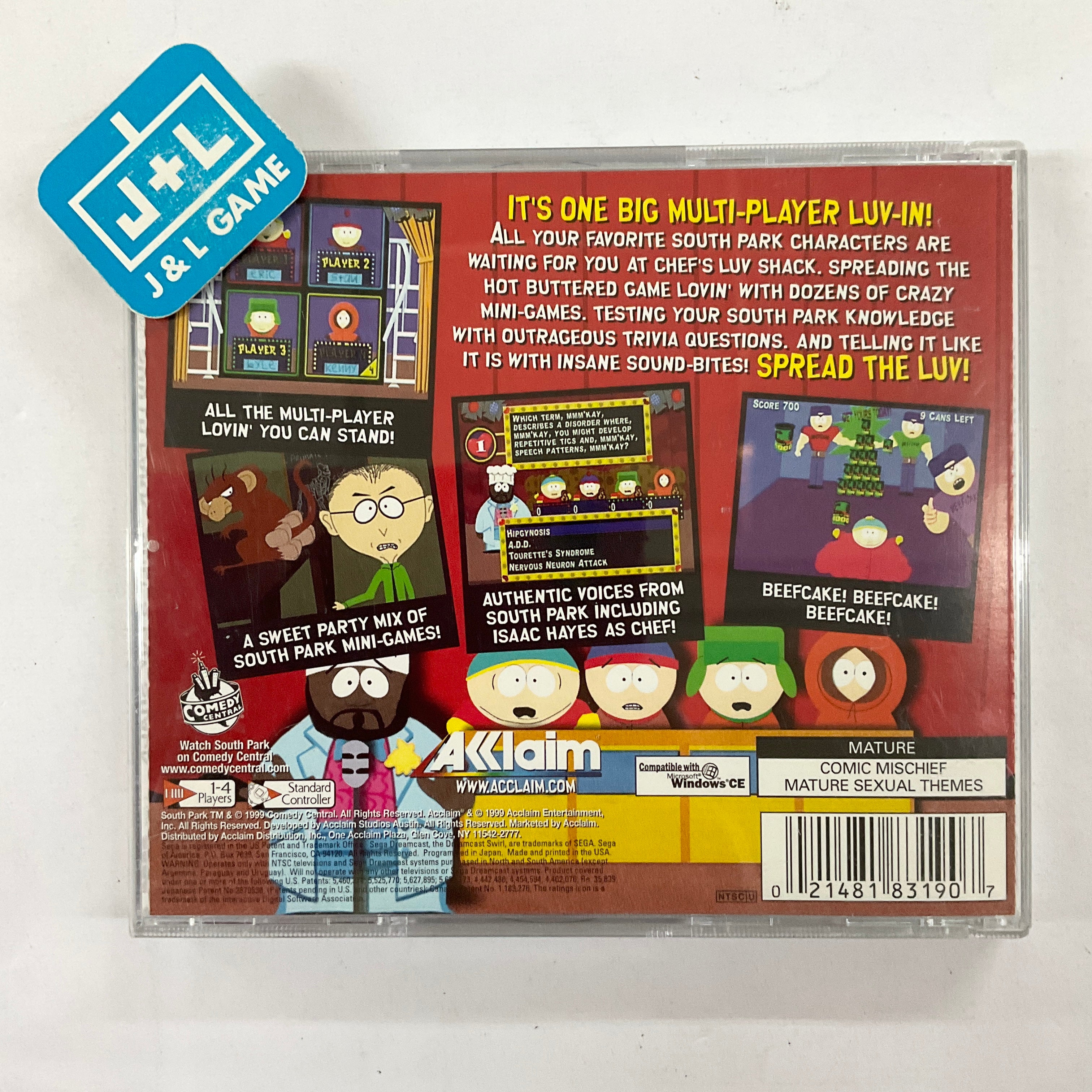 South Park: Chef's Luv Shack - (DC) SEGA Dreamcast [Pre-Owned
