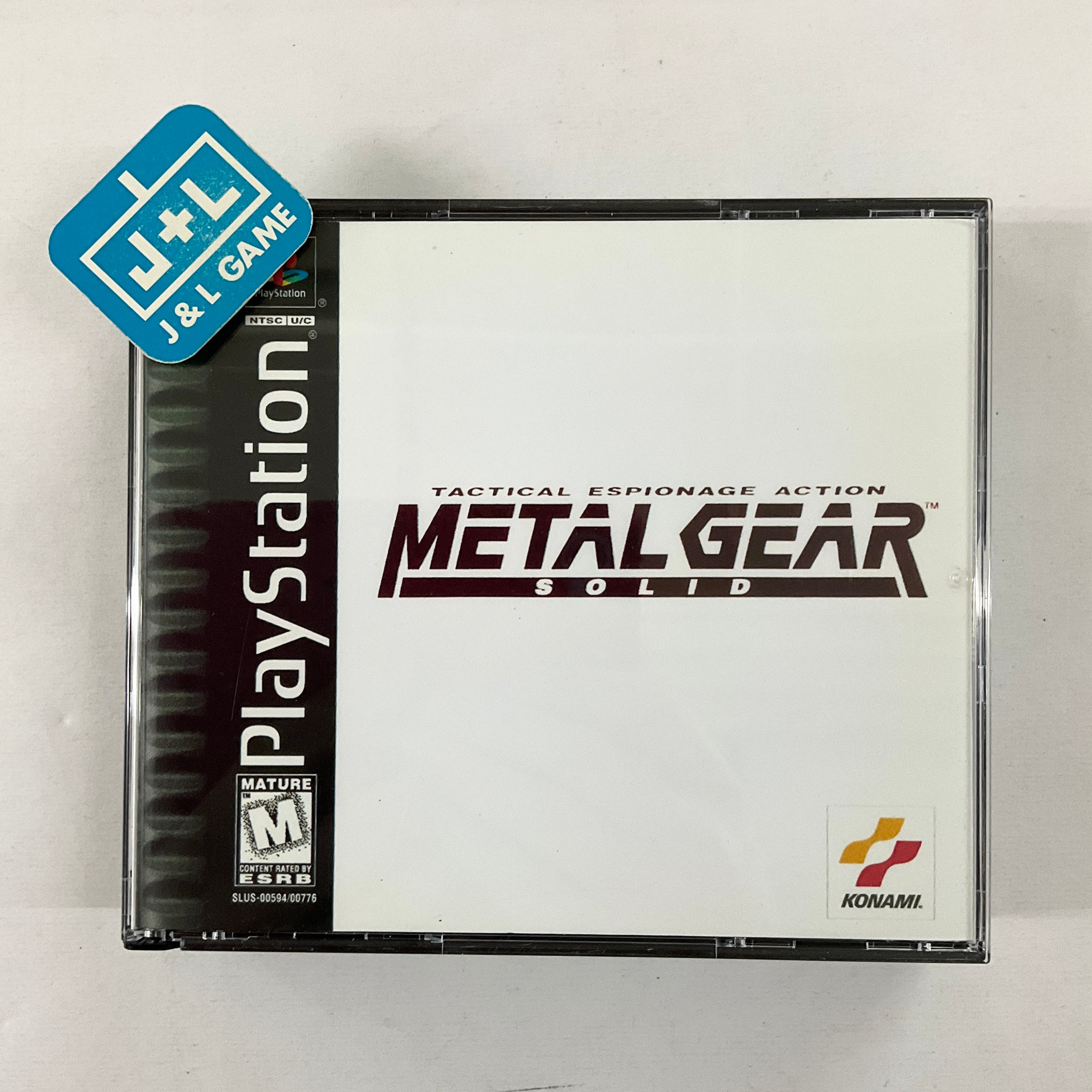 Metal Gear Solid - (PS1) PlayStation 1 [Pre-Owned] Video Games Konami   