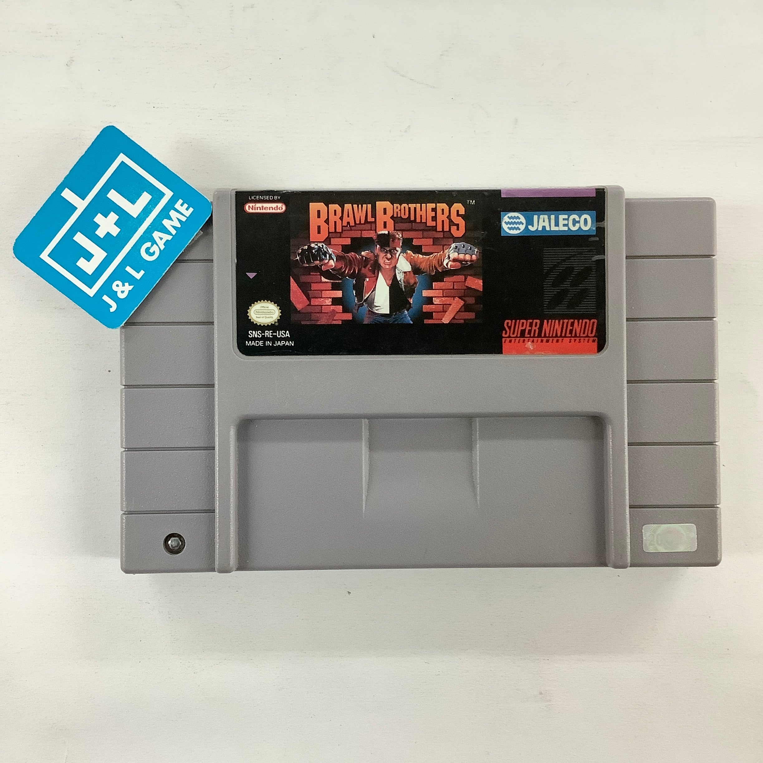 Brawl Brothers - (SNES) Super Nintendo [Pre-Owned] Video Games Jaleco Entertainment   