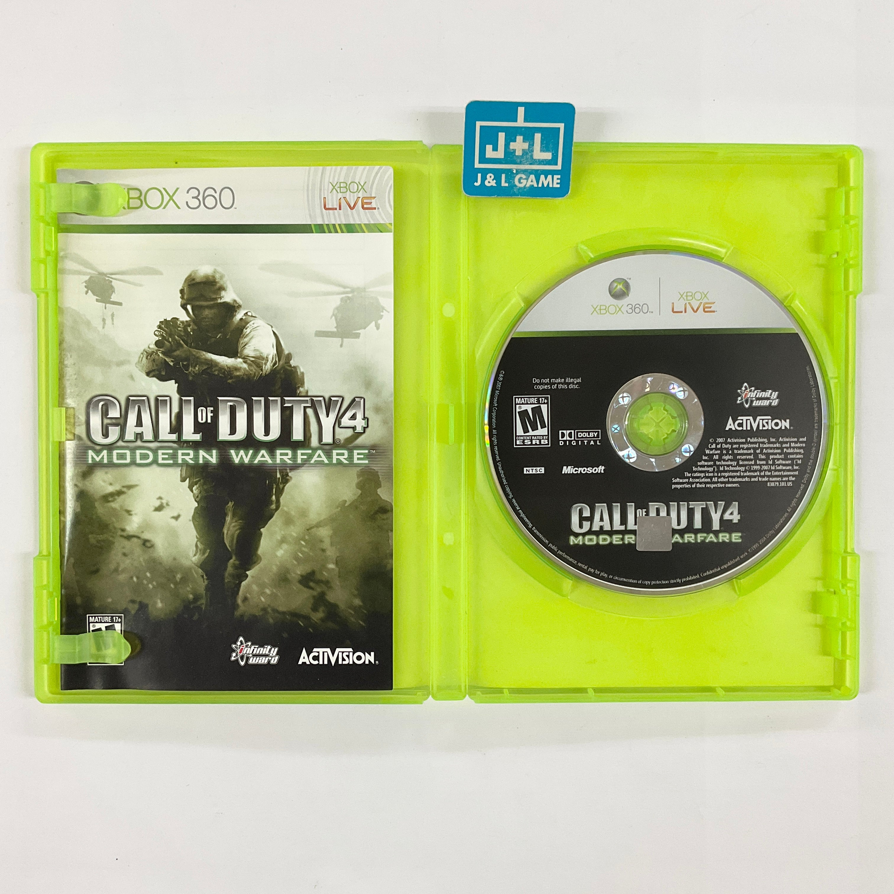 Call of Duty 4: Modern Warfare - Xbox 360 [Pre-Owned] Video Games Activision   