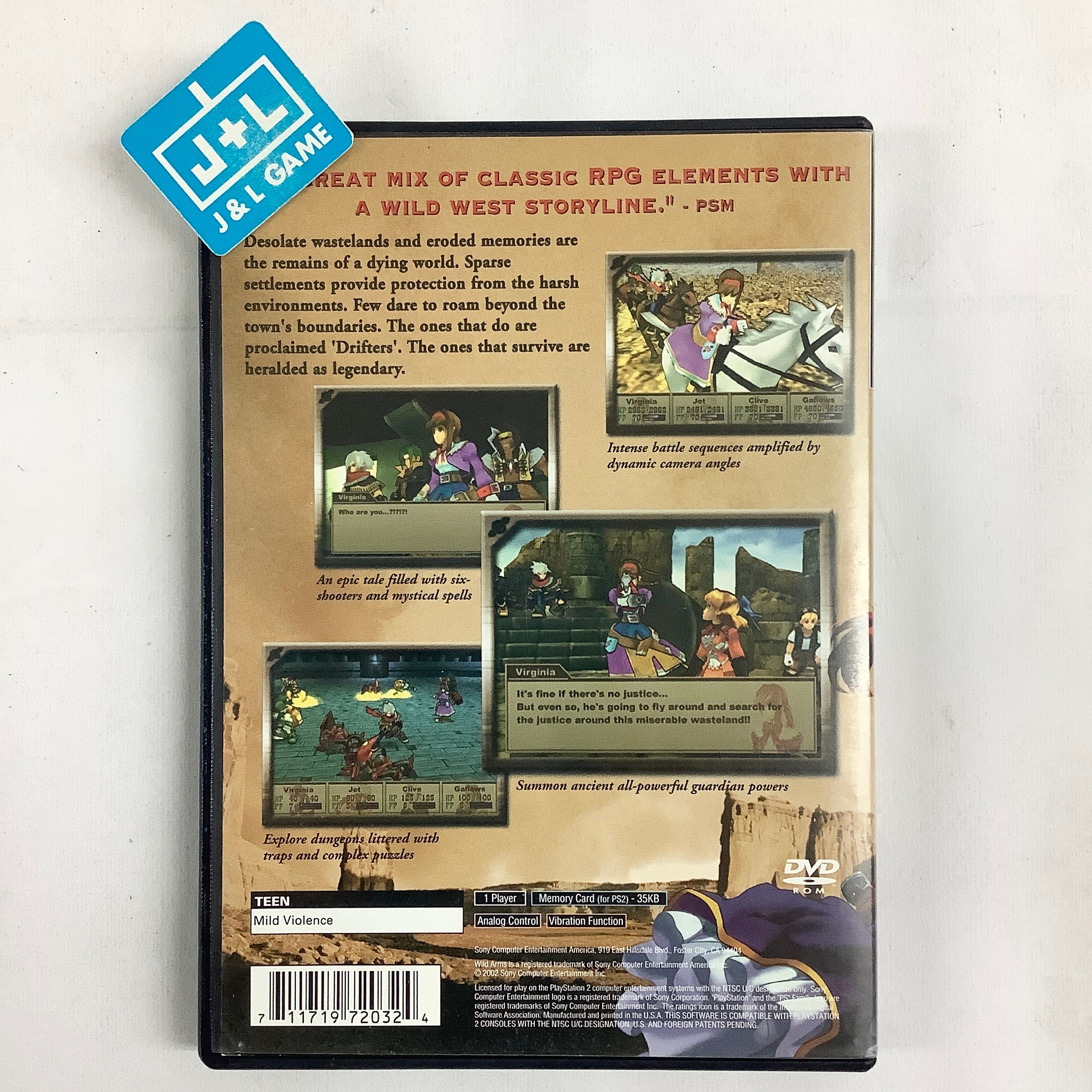 Wild Arms 3 - (PS2) PlayStation 2 [Pre-Owned] Video Games SCEA   