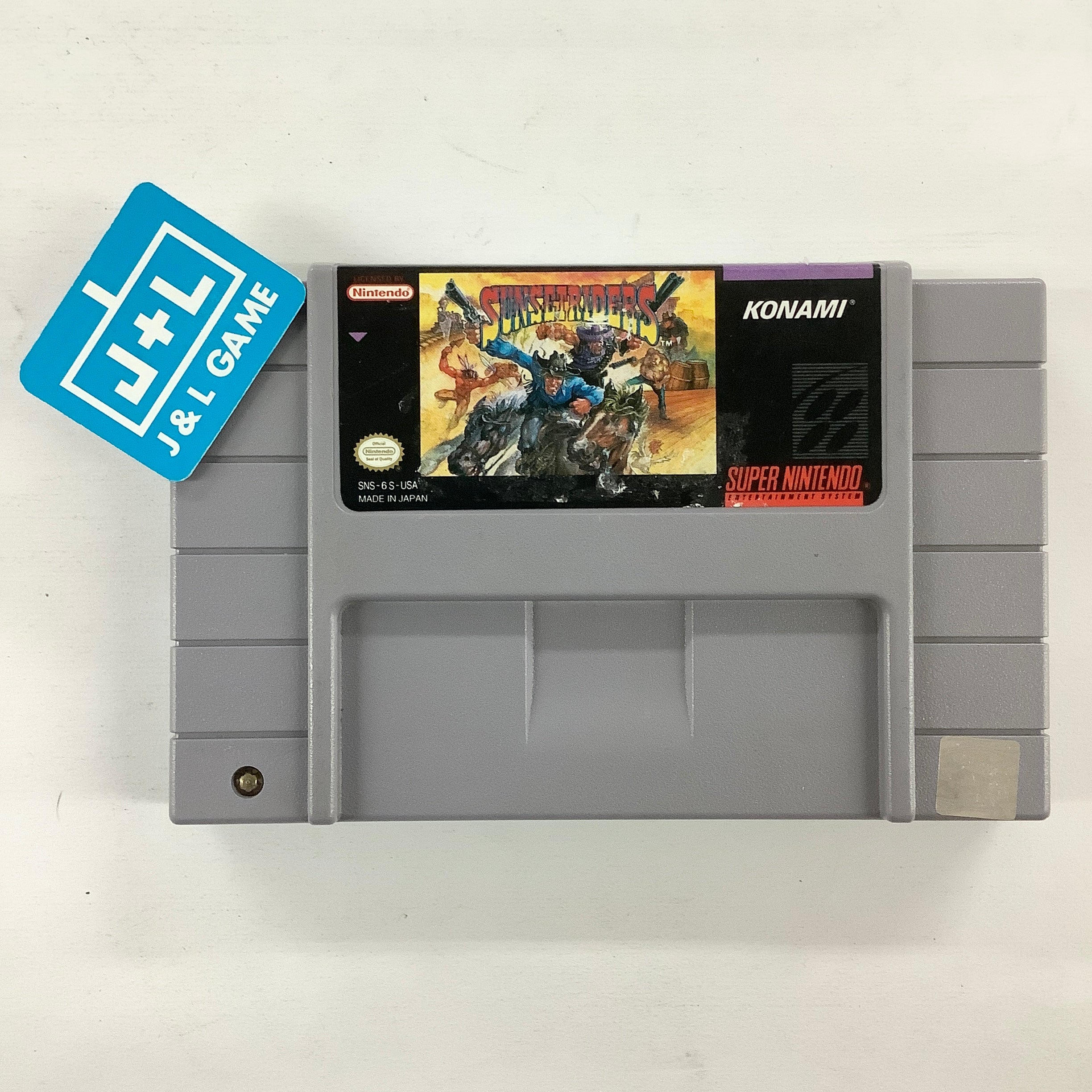 Sunset Riders - (SNES) Super Nintendo [Pre-Owned] Video Games Konami   