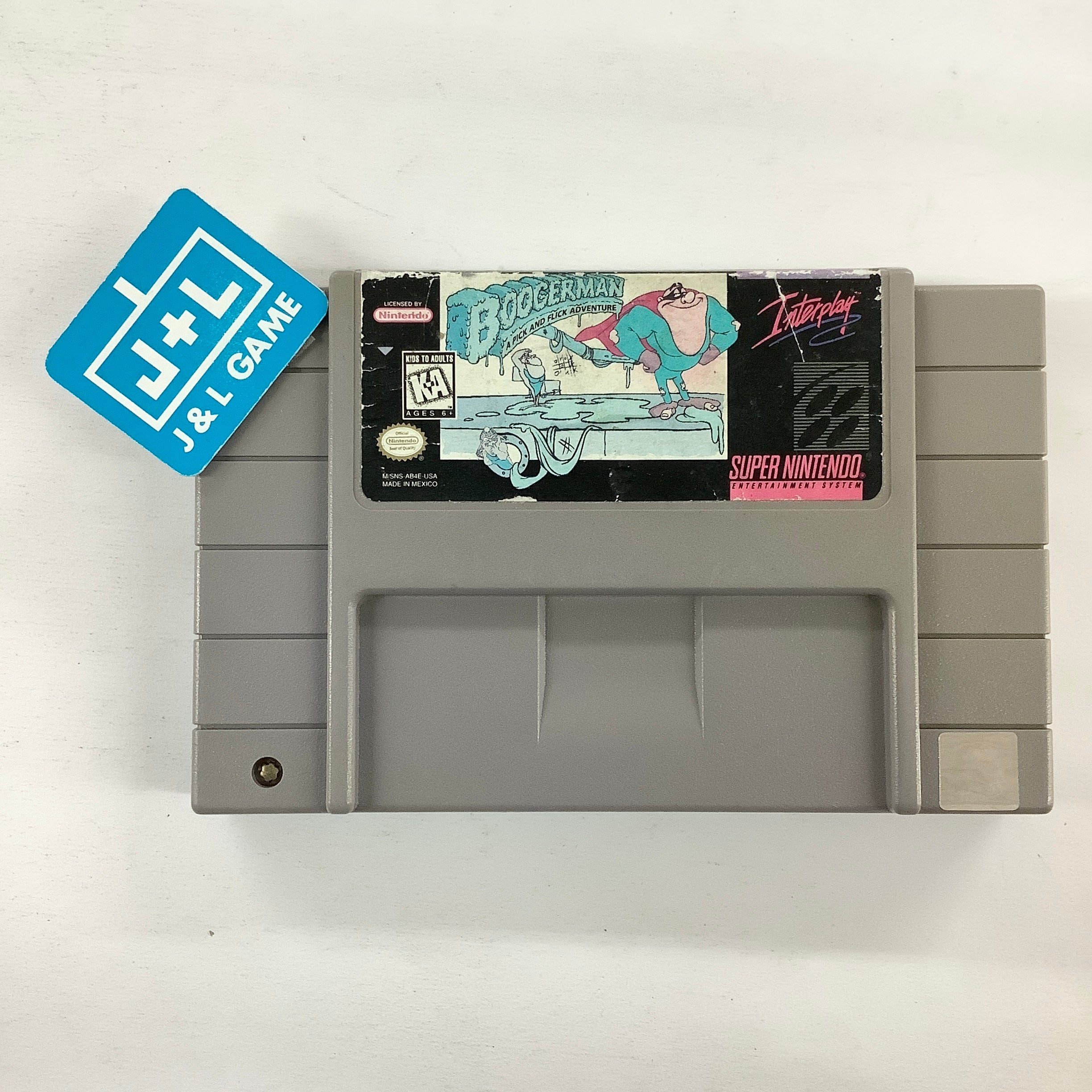 Boogerman: A Pick and Flick Adventure - (SNES) Super Nintendo [Pre-Owned] Video Games Interplay   