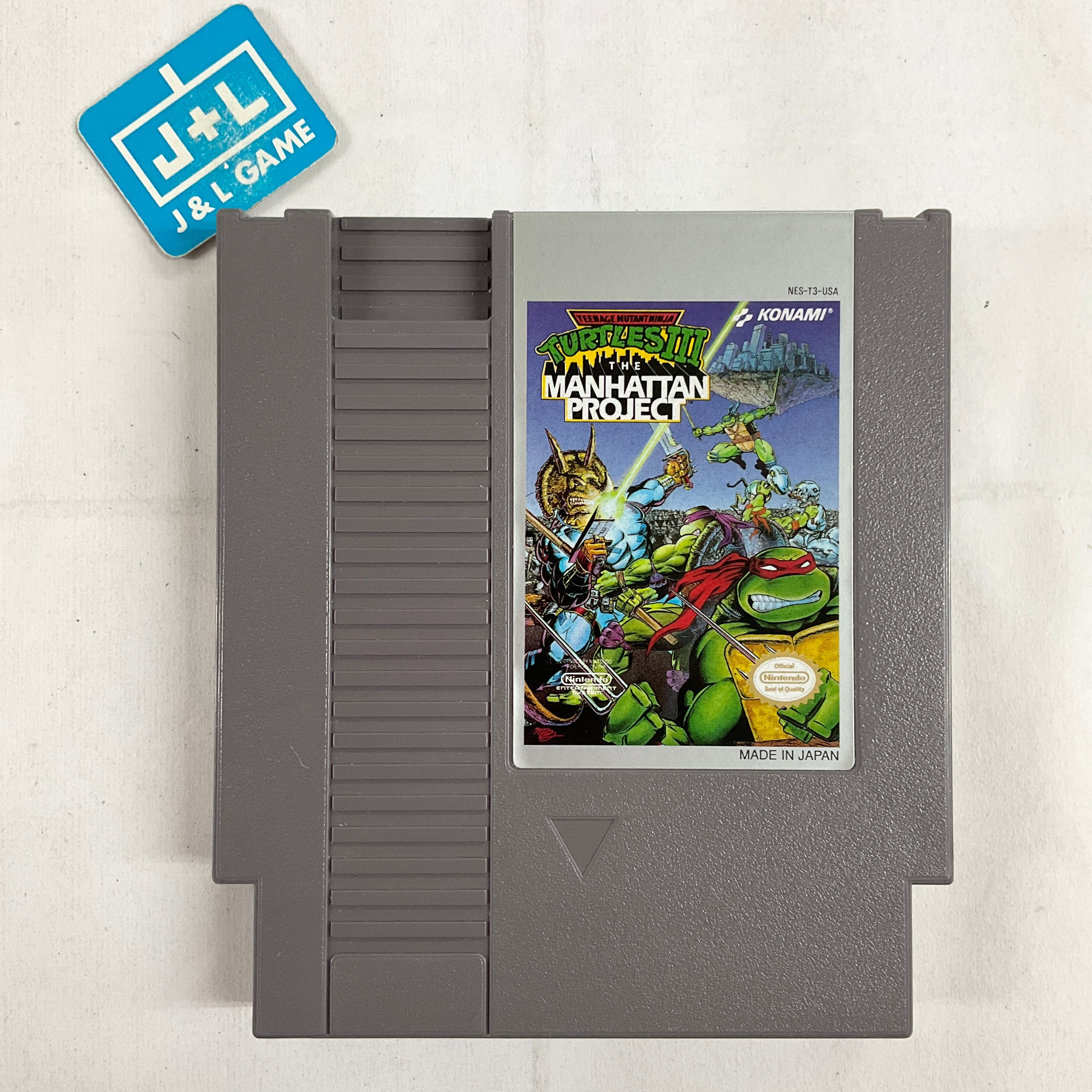 Teenage Mutant Ninja Turtles III: The Manhattan Project - (NES) Nintendo Entertainment System [Pre-Owned] Video Games Konami   