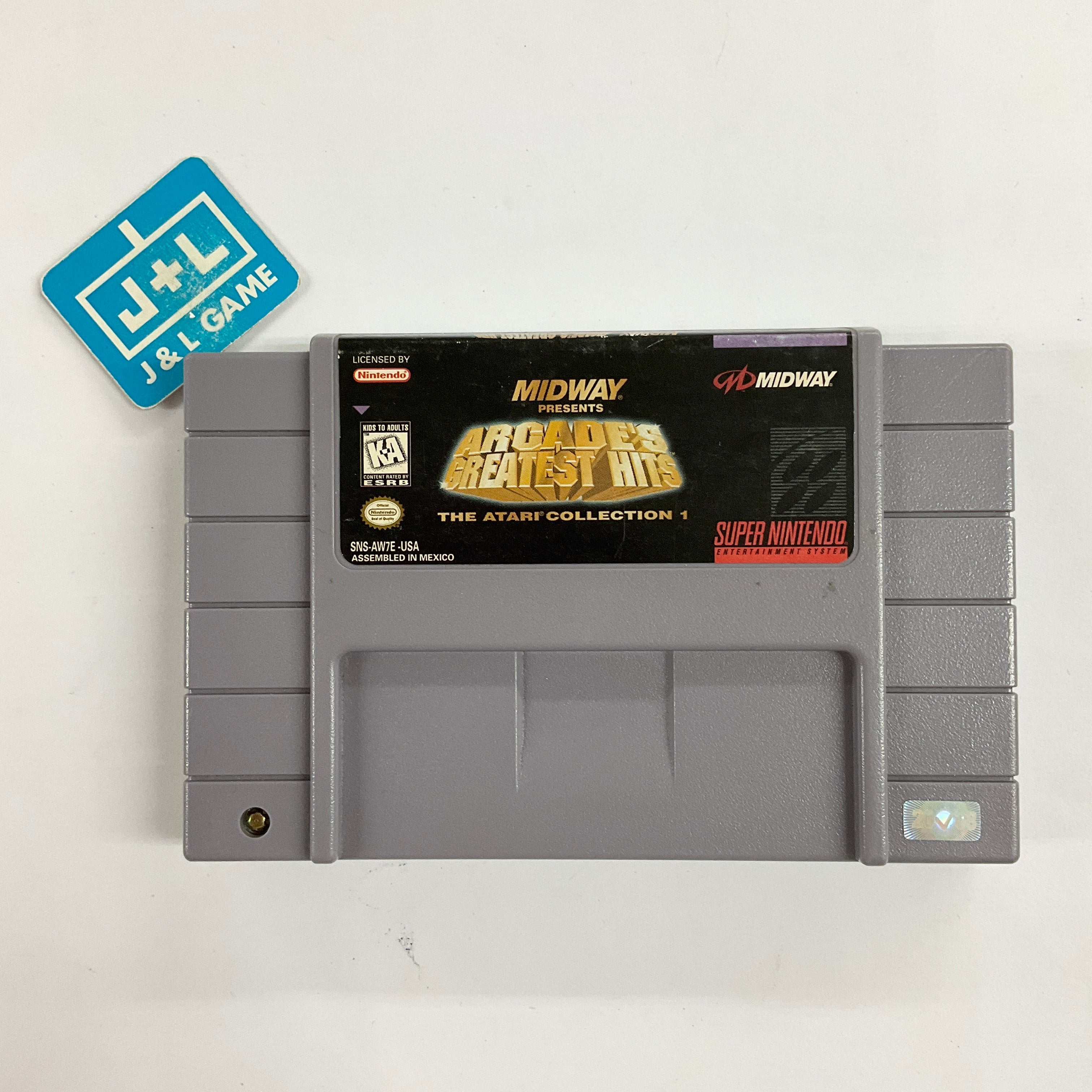 Midway Presents Arcade's Greatest Hits: The Atari Collection 1 - (SNES) Super Nintendo [Pre-Owned] Video Games Midway   