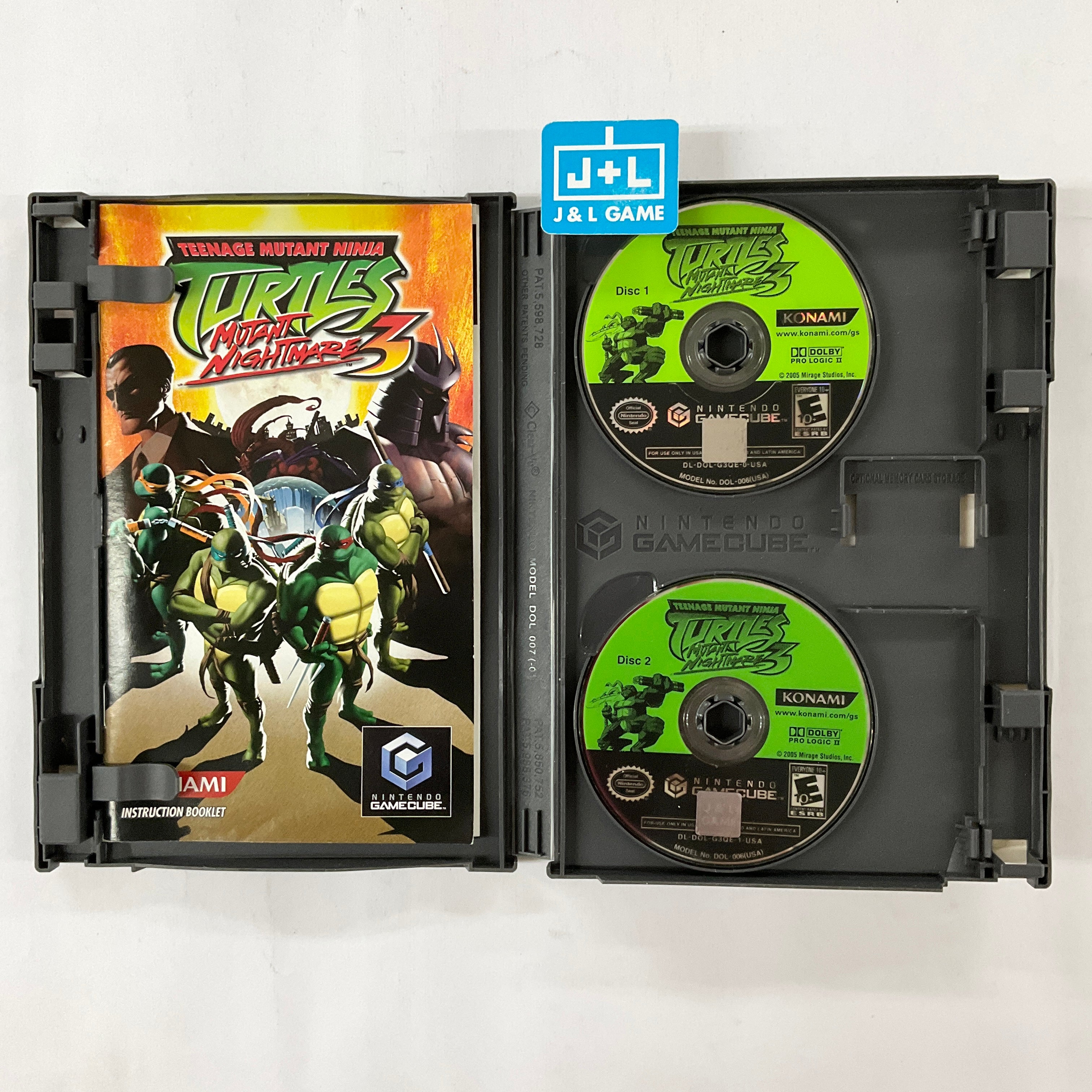 Teenage Mutant Ninja Turtles 3: Mutant Nightmare - (GC) GameCube [Pre-Owned] Video Games Konami   